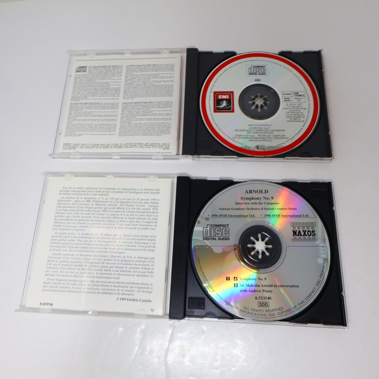 Sir Malcolm Arnold 4 CD Lot Symphony #2-3-4-5 9/Chamber Music 1 Classical 80-90s
