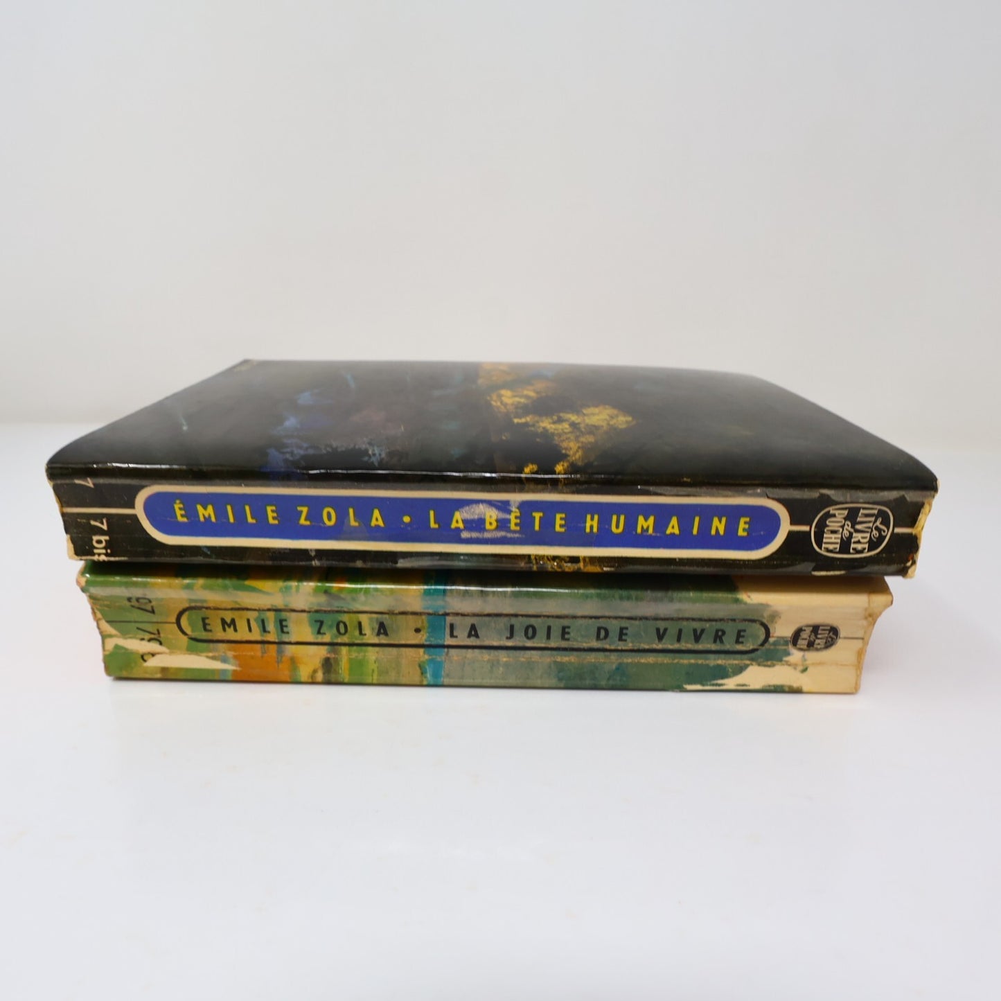 Émile Zola Lot 2 Livres Poche La Joie de Vivre/Bête Humaine Roman France French