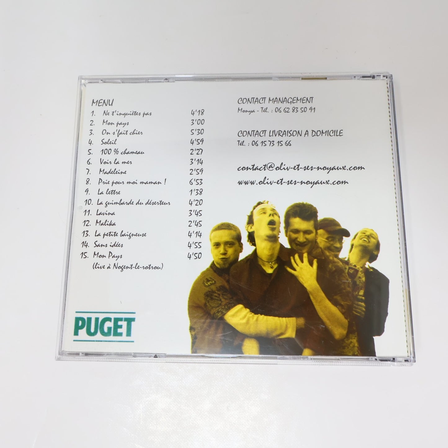 Salade Composée Oliv' et ses Noyaux CD 2004 Français Pop 2000S Music French