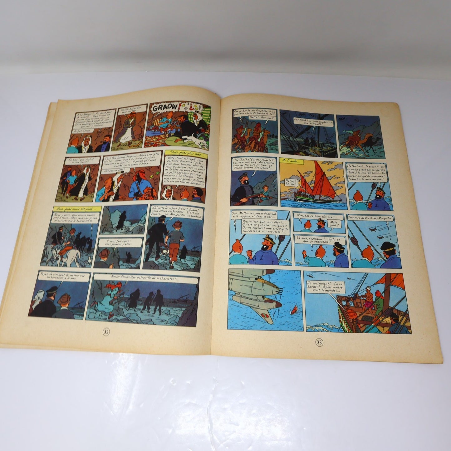 Tintin Coke en Stock Hergé Casterman 1958 B24 EO 19' Belge Couverture Manquante