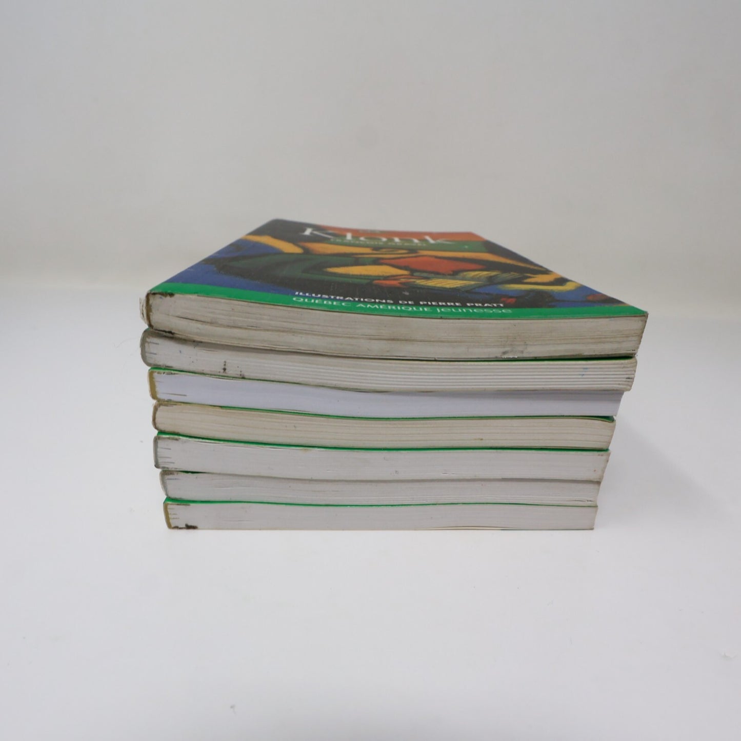 Klonk #1 3-4 8 10-12 Lot 7 Livres François Gravel Un Amour de Klonk Français PB