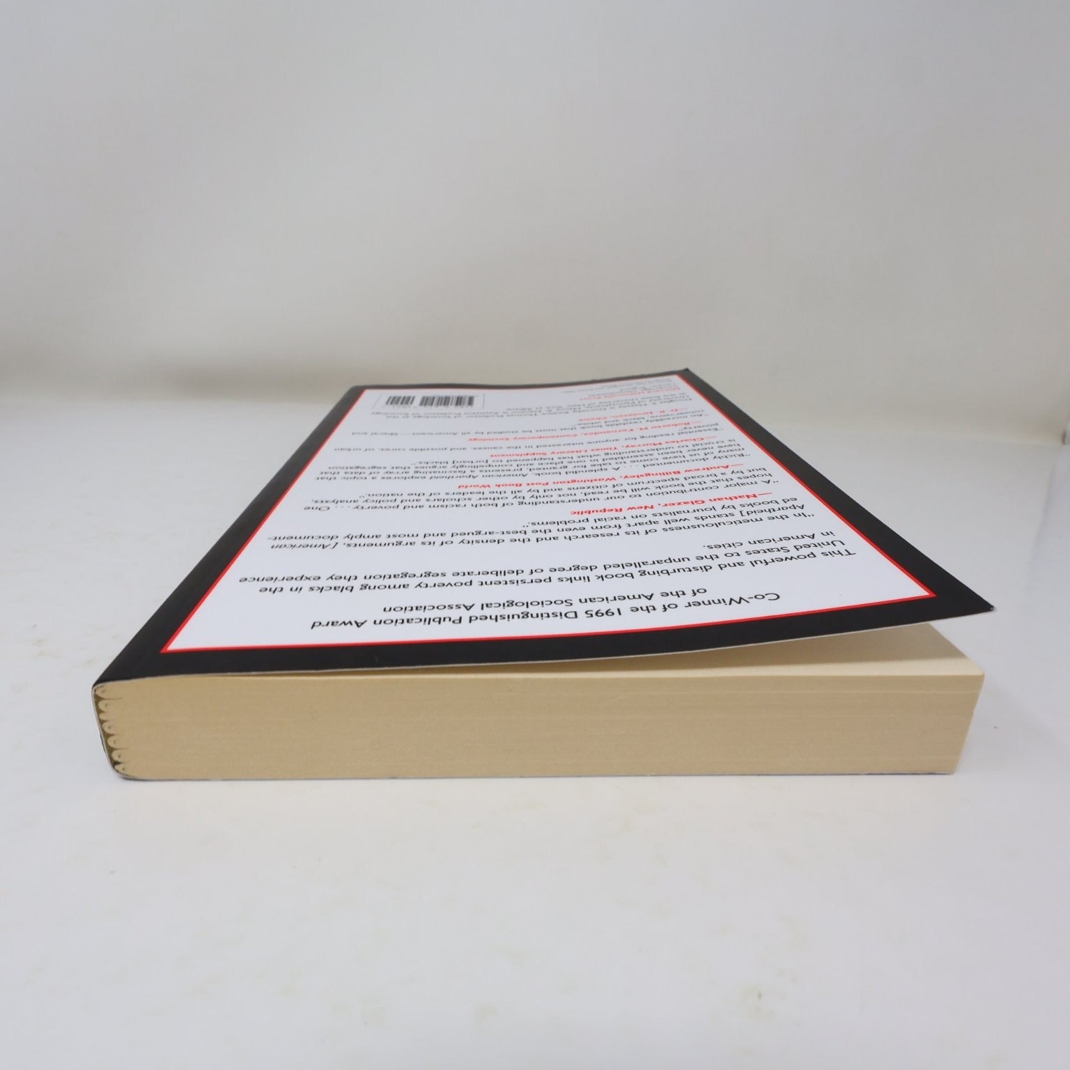 American Apartheid Massey Denton 1993 Paperback Sociology Harvard Press Book