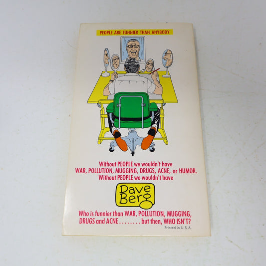 1973 Mad's Looks At People Dave Berg Warner Humor Comics 1st Print Paperback 70s