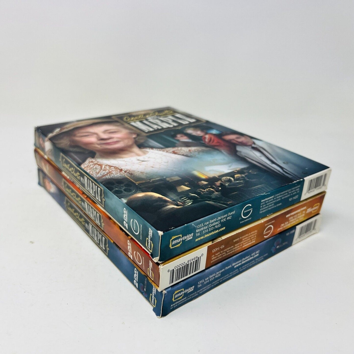 Agatha Christie Miss Marple Coffrets #2-3-4 DVD Français/French NTSC Lot Testés