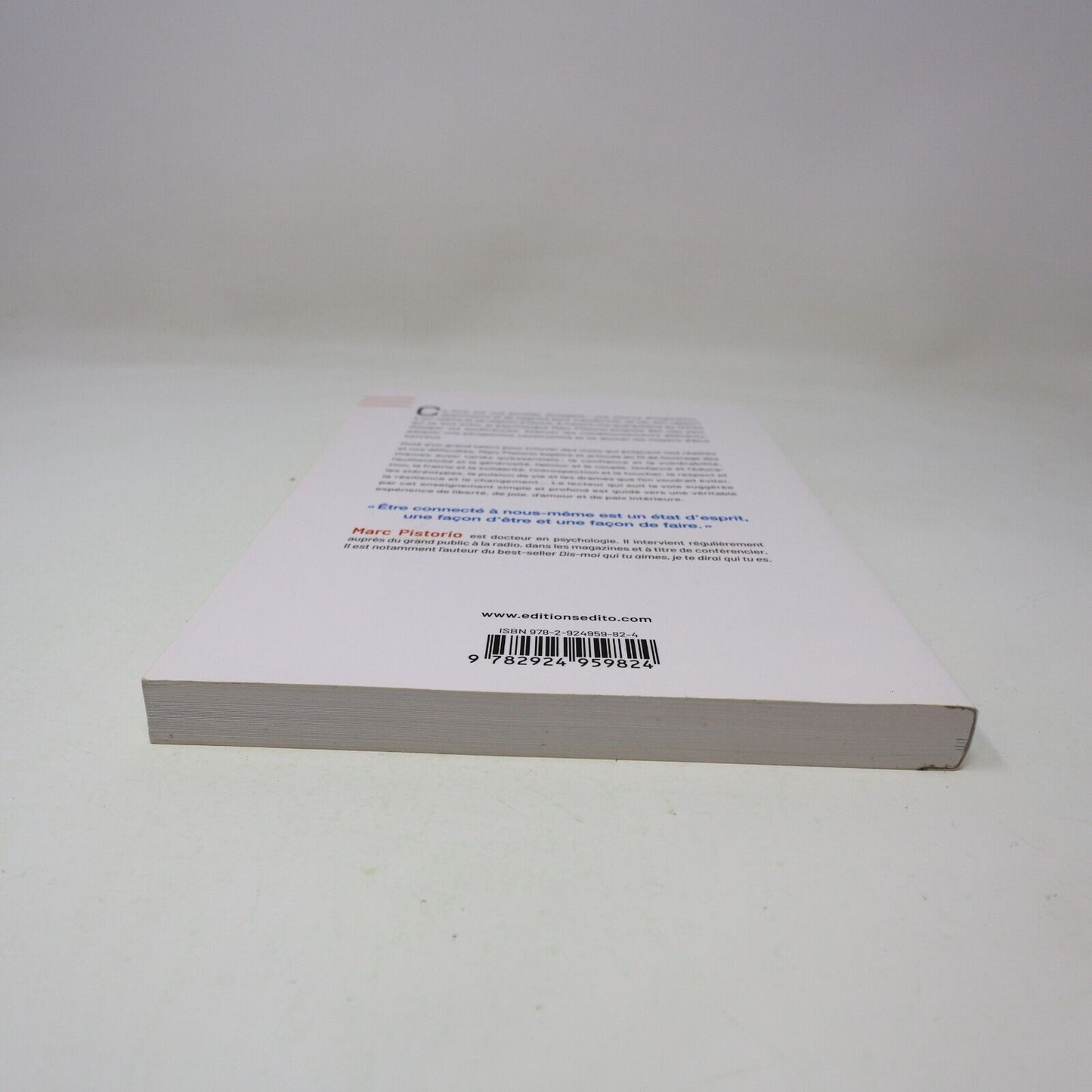 2020 Connecté à Soi Connecté aux Autres de Marc Pistorio Edito Français Livre PB