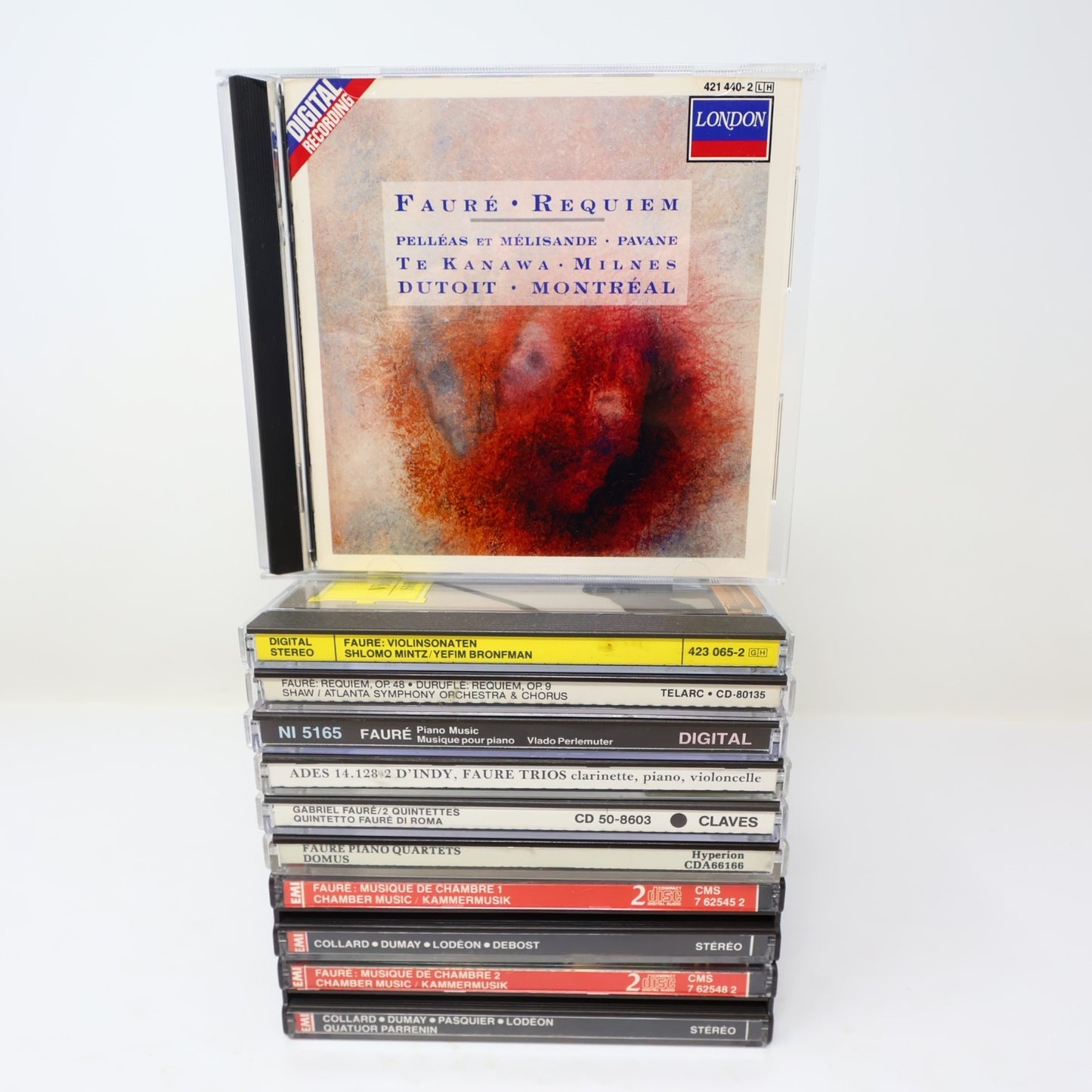 Gabriel Fauré 9 CD Lot Requiem/Violin Sonatas/Musique de Chambre/Piano Quartets