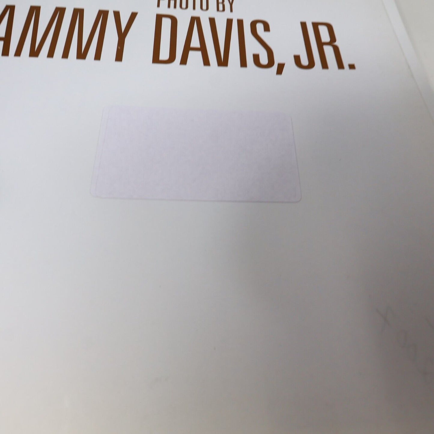 2007 Photo By Sammy Davis Jr. Burt Boyar Art Photography 1st Edition 1st Print