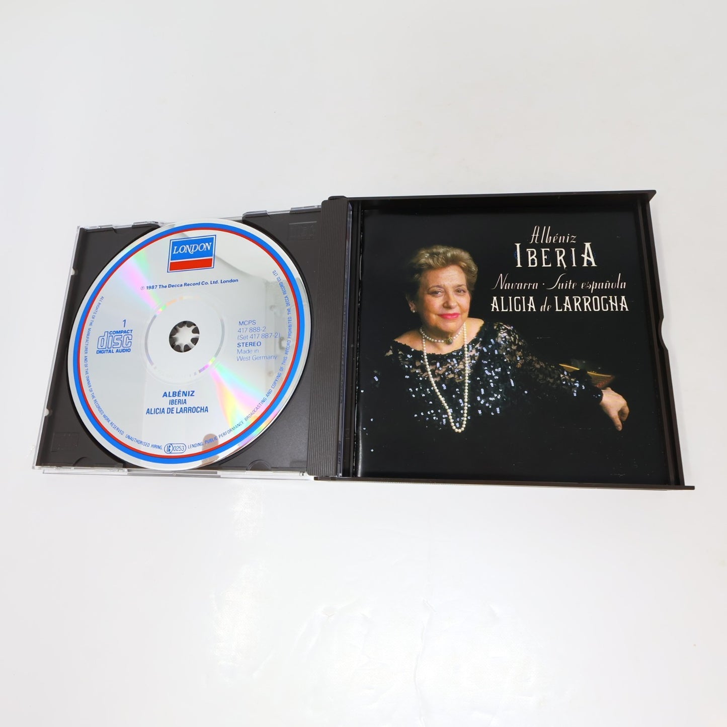Alicia De Larrocha Isaac Albéniz Iberia/Navarra/Suite Espaňola Double CD 1988