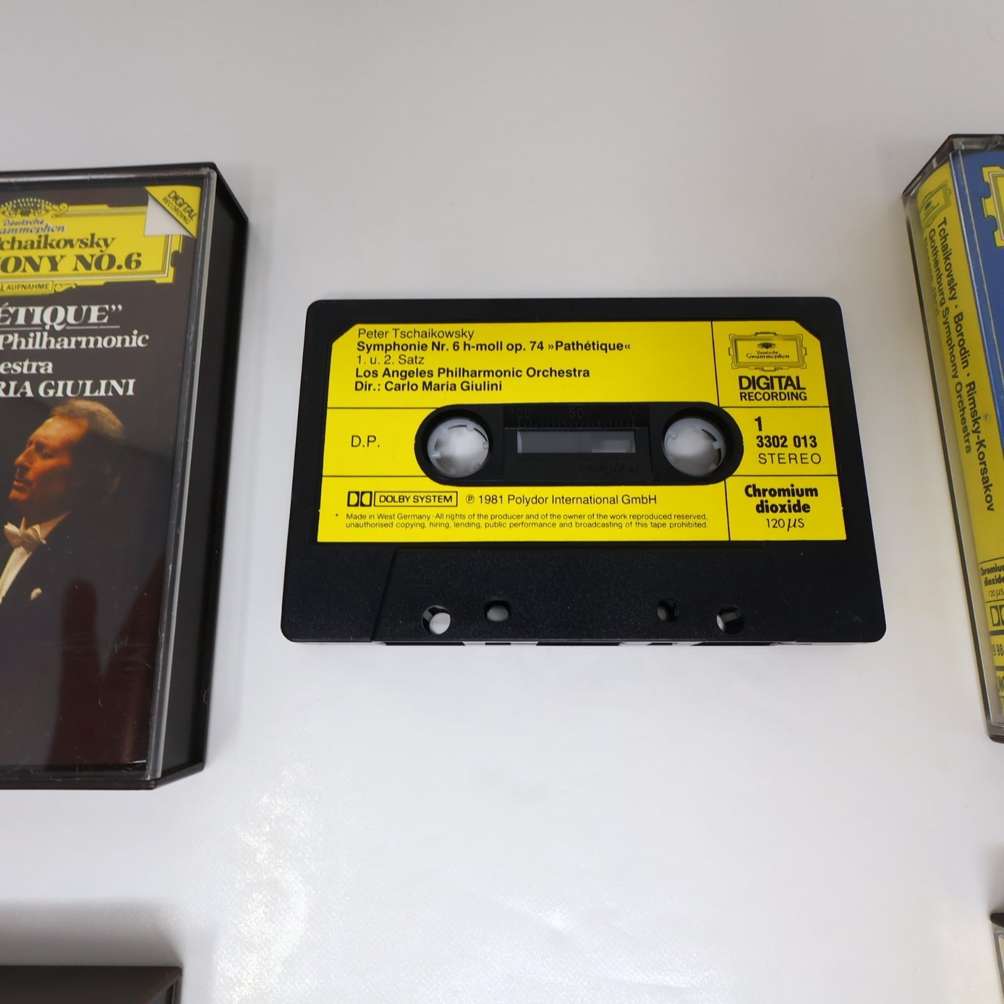 Tchaikovsky 10 Cassettes Lot Järvi/Abbado/Giulini/Karajan/Dutoit/Mehta/Muti
