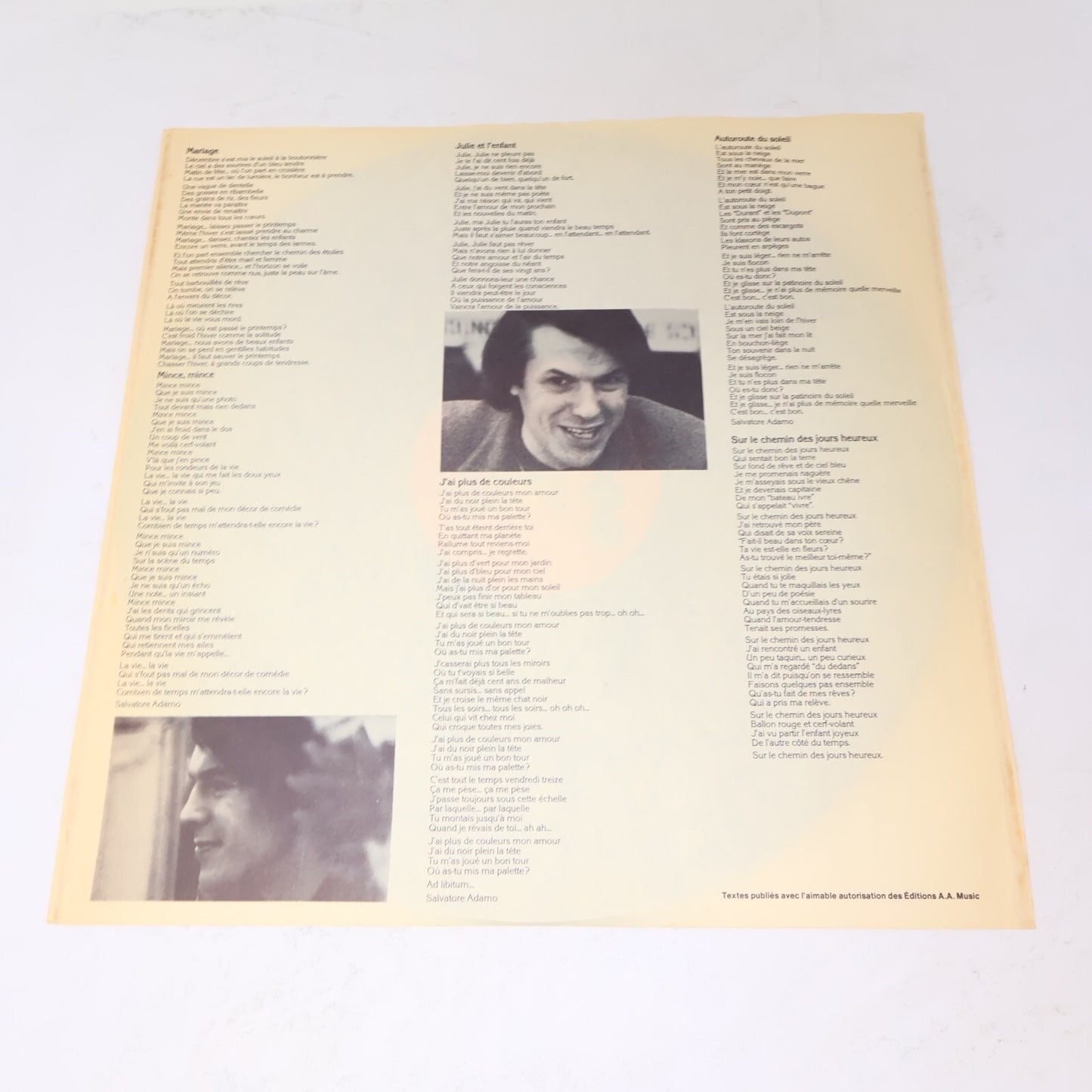 Adamo Lot 8 Disques Pauvre Liberté/Olympia 71/Jusqu'à L'Amour Record Vinyl LP