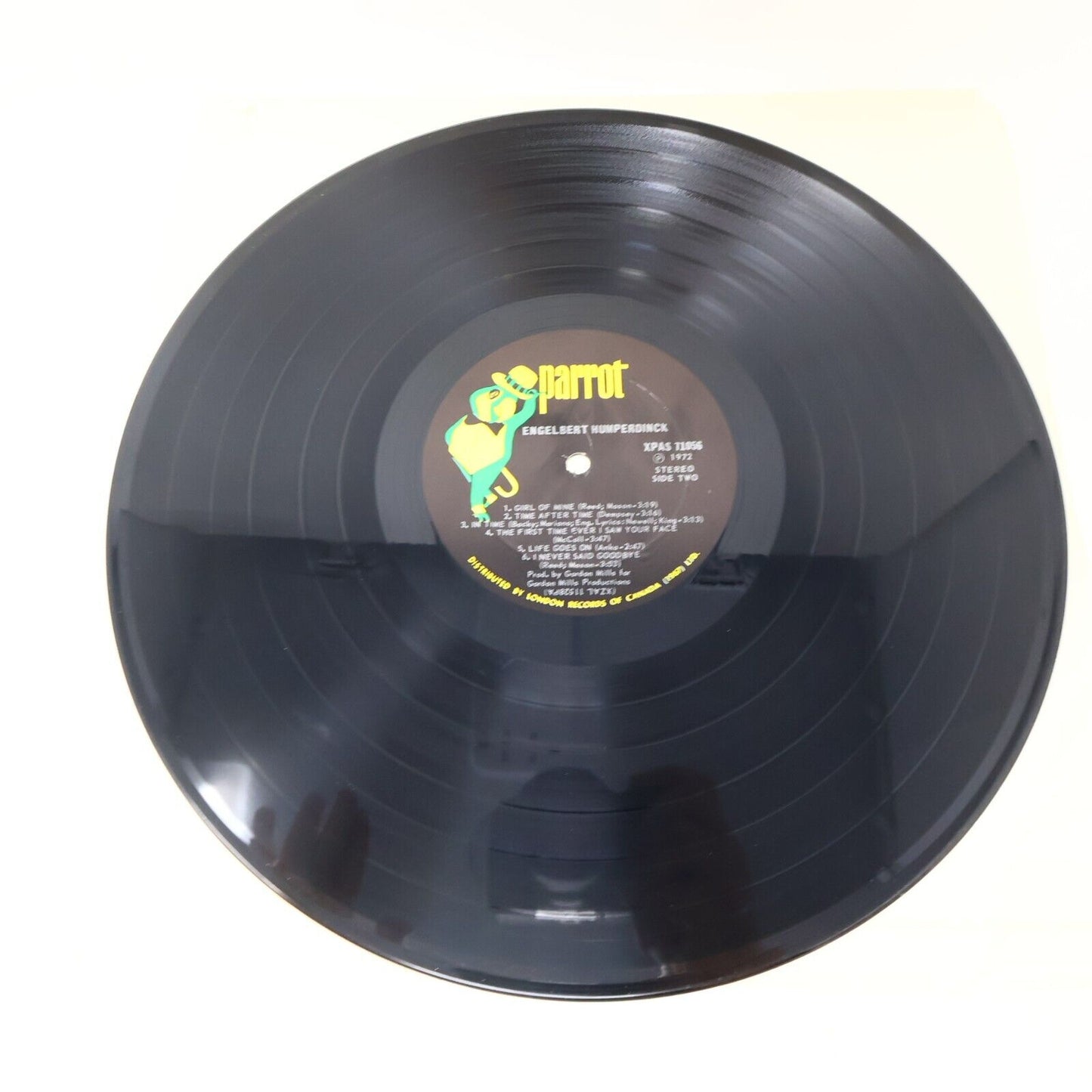 Engelbert Humperdinck In Time LP Record Vinyl 1972 Parrot XPAS 71056 Without You