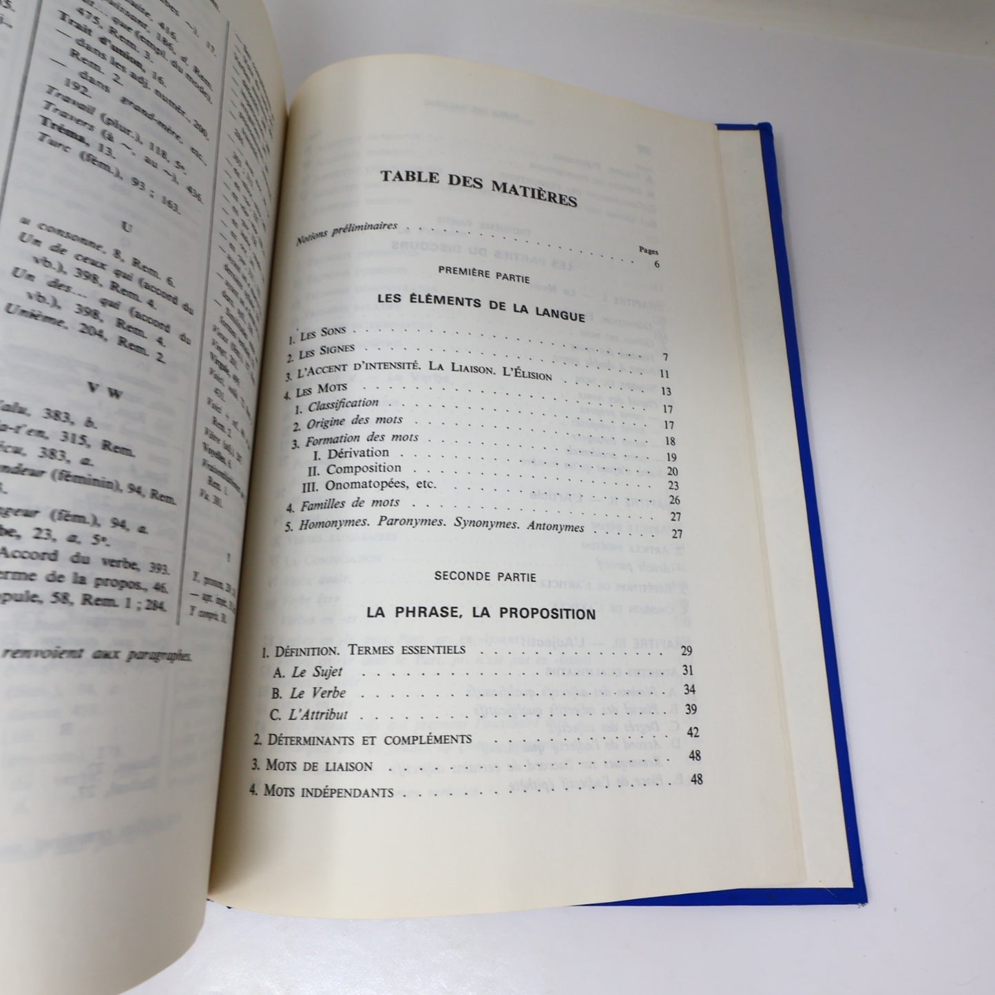 Précis de Grammaire Française Maurice Grevisse Collection Grevisse 1990 HC Livre