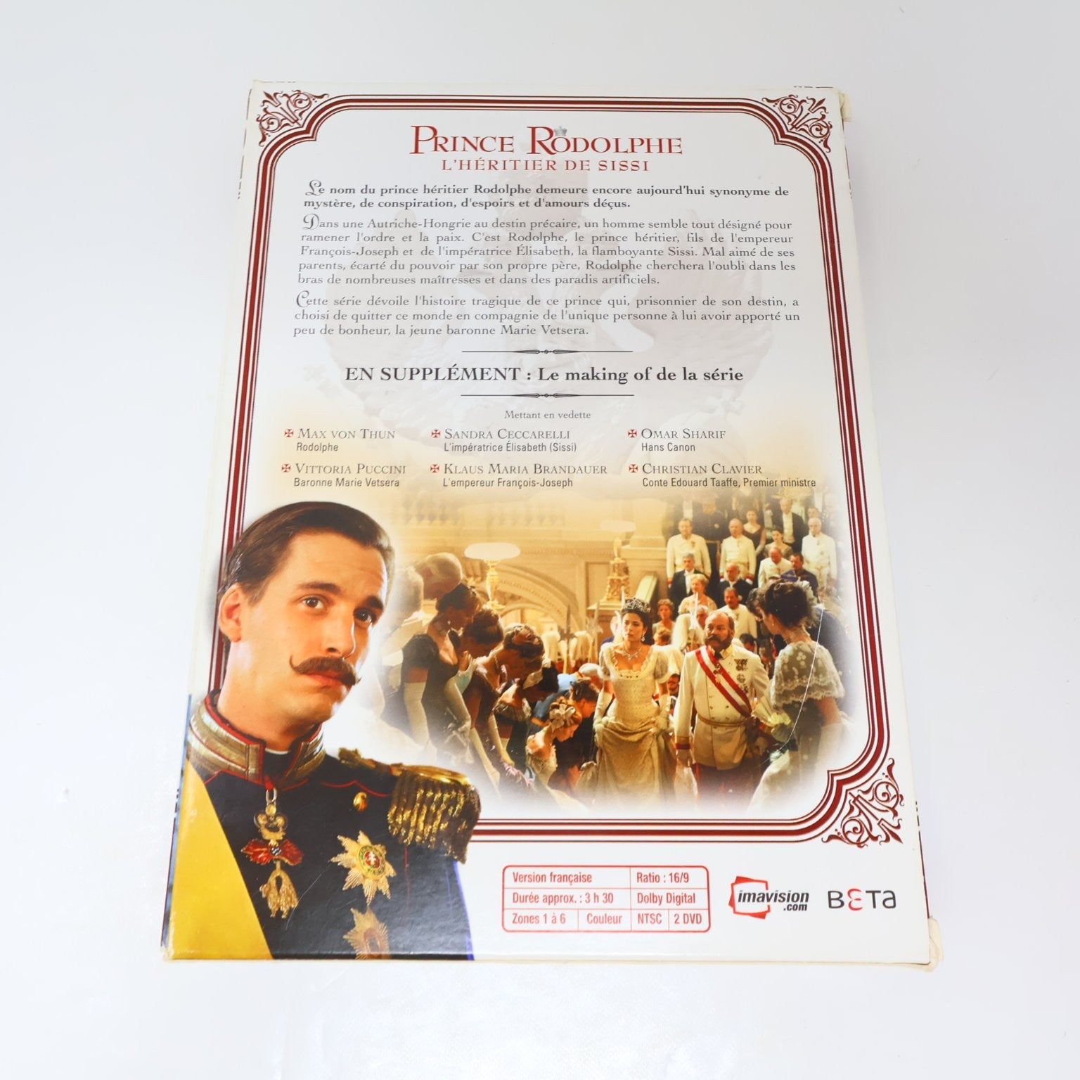Prince Rodolphe L'héritier de Sissi DVD 2006 Français/French Imavision NTSC