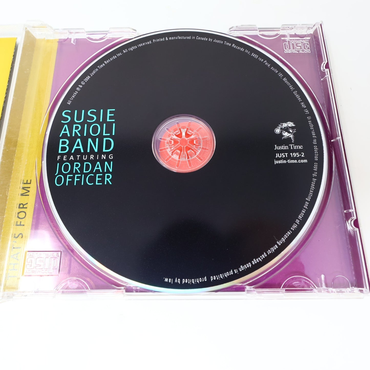 Susie Arioli Band/Jordan Officer 3 CD Lot That's For Me/All The Way/Pennies From