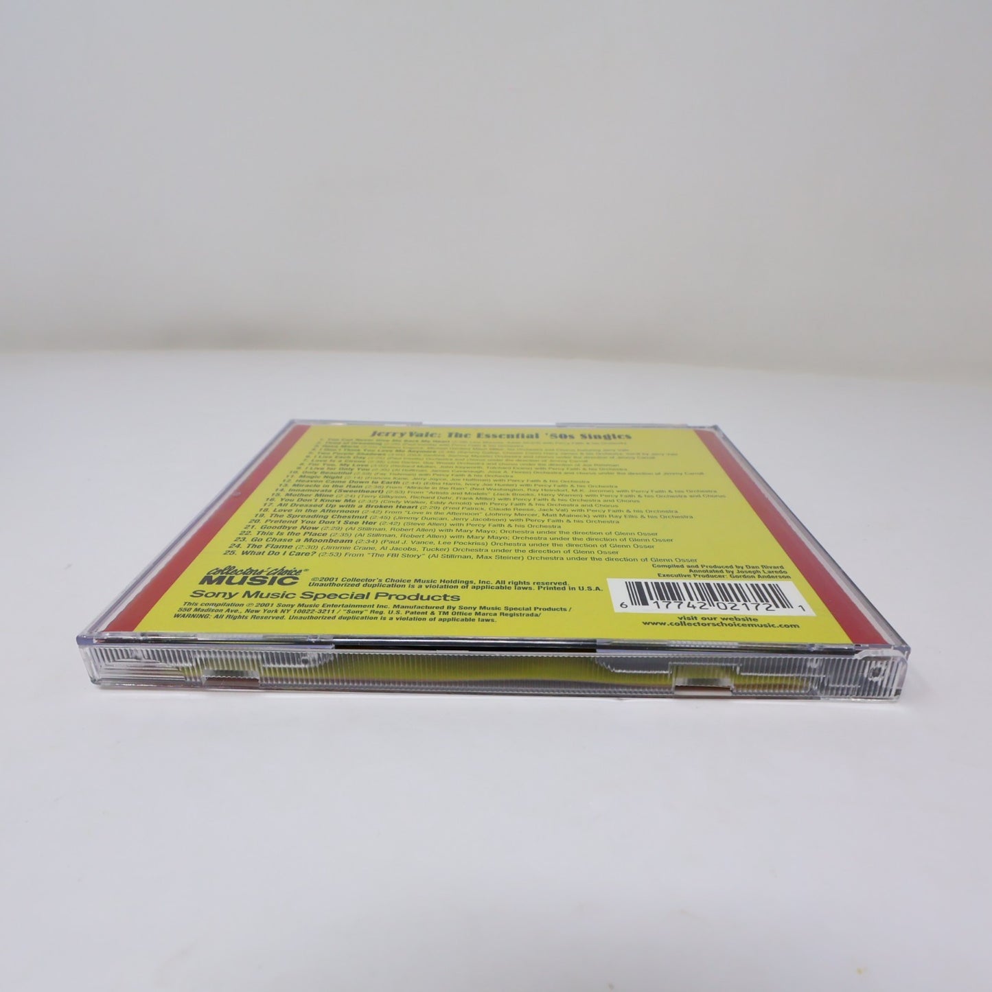 The Essential '50s Singles CD Jerry Vale Collector's Choice Music 2001 Pop