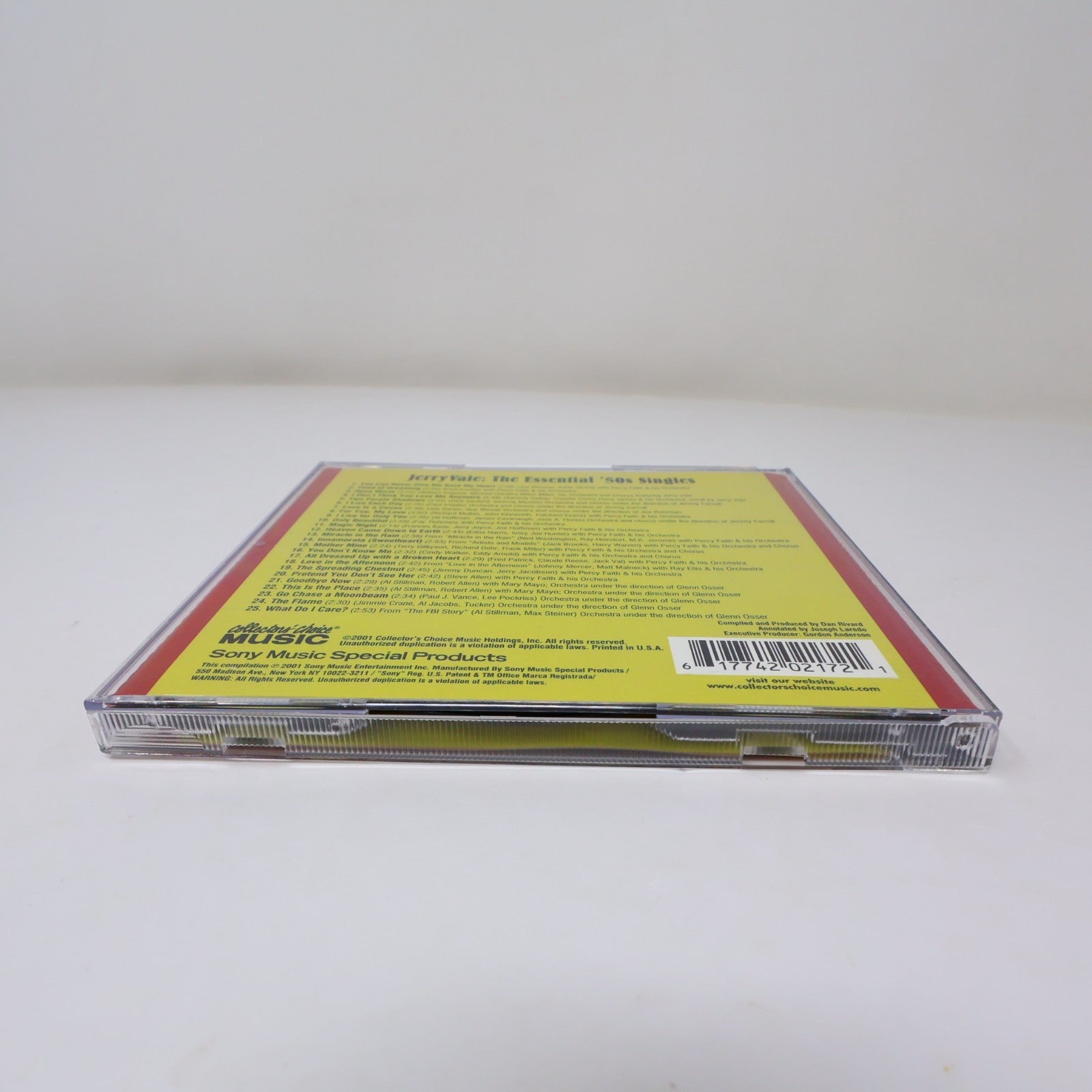 The Essential '50s Singles CD Jerry Vale Collector's Choice Music 2001 Pop