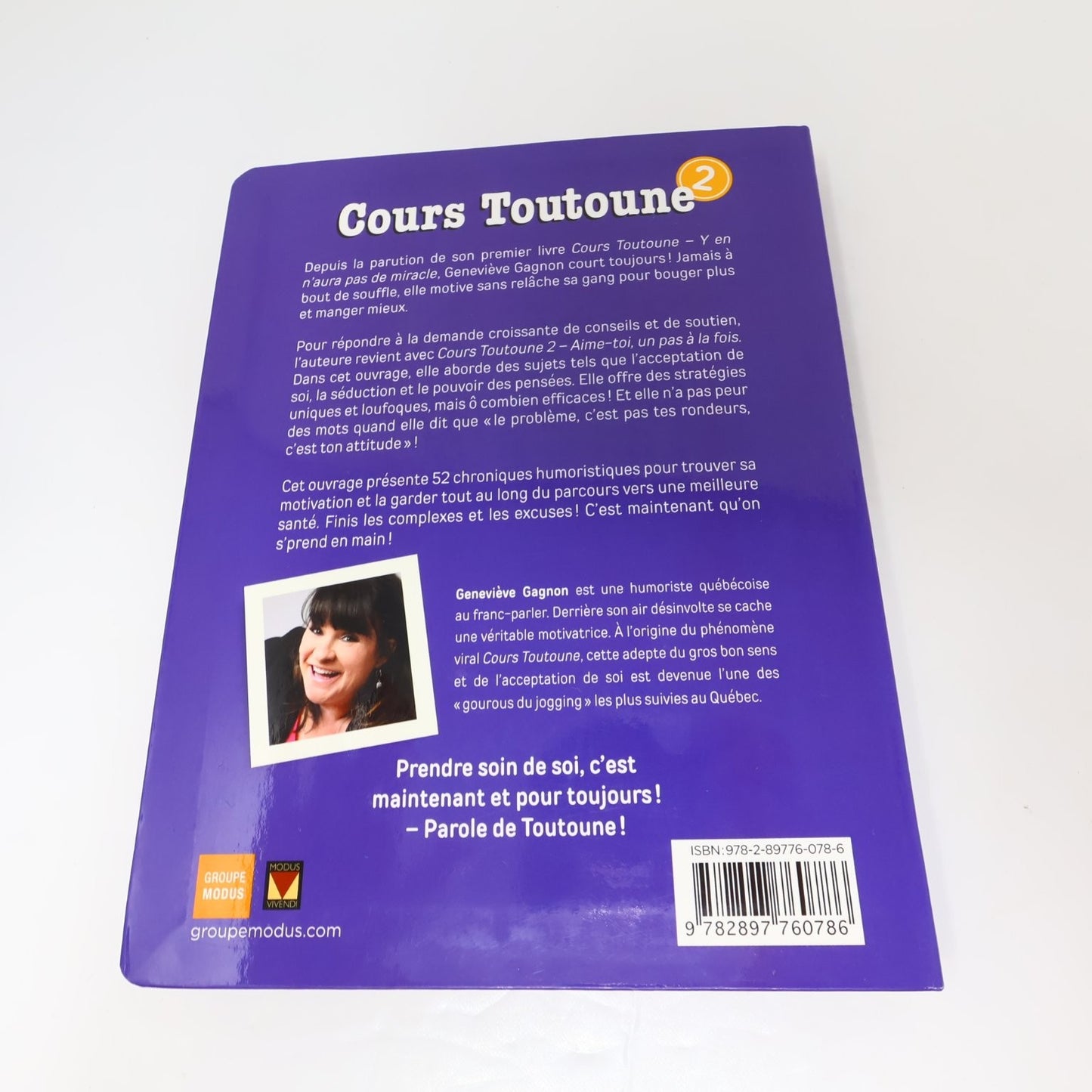 Cours Toutoune #1-2 Lot 2 Livres Geneviève Gagnon Motivation Humour Sport Modus