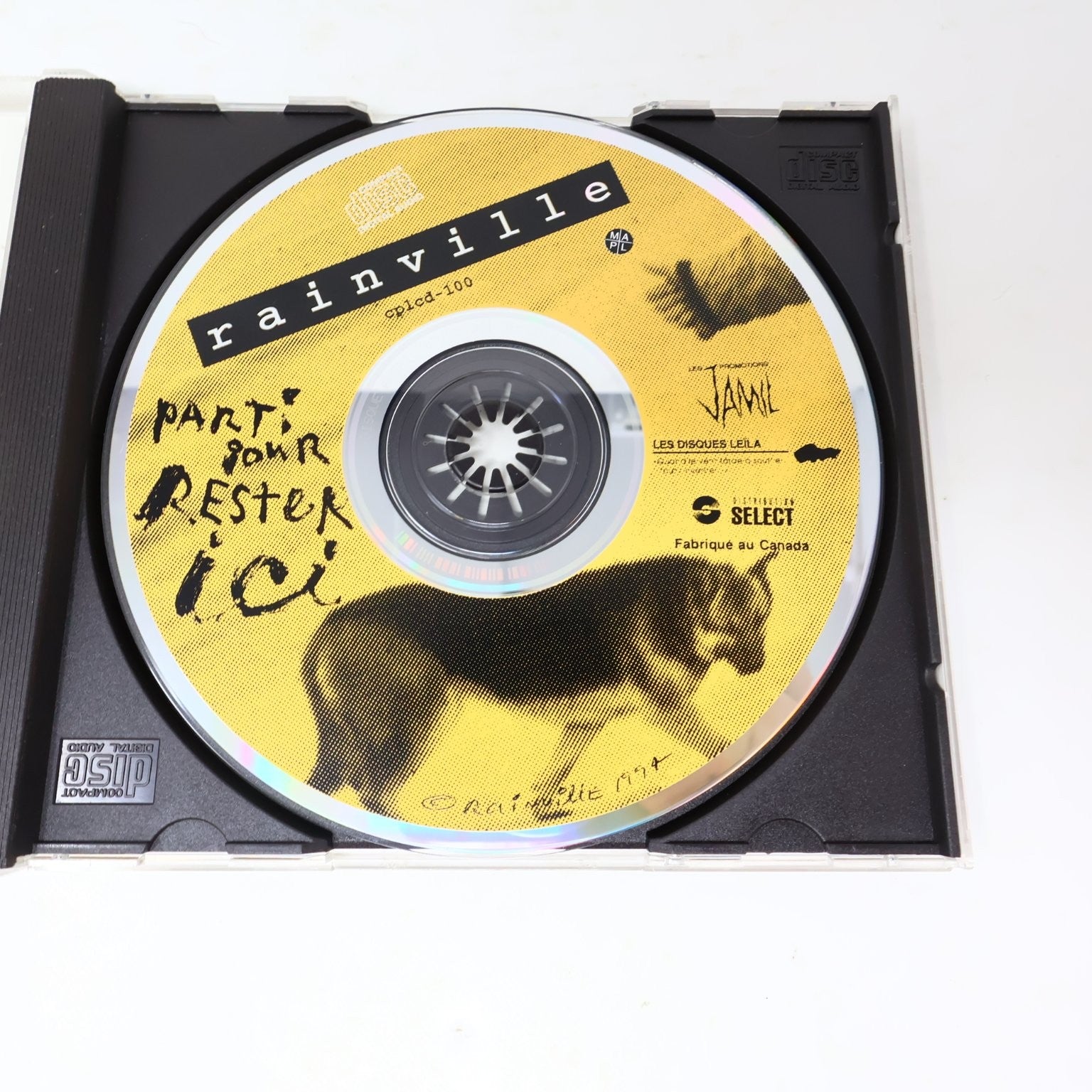 Denis Rainville - Parti Pour Rester Ici CD 1994 Quebec Folk Les Disques Leila