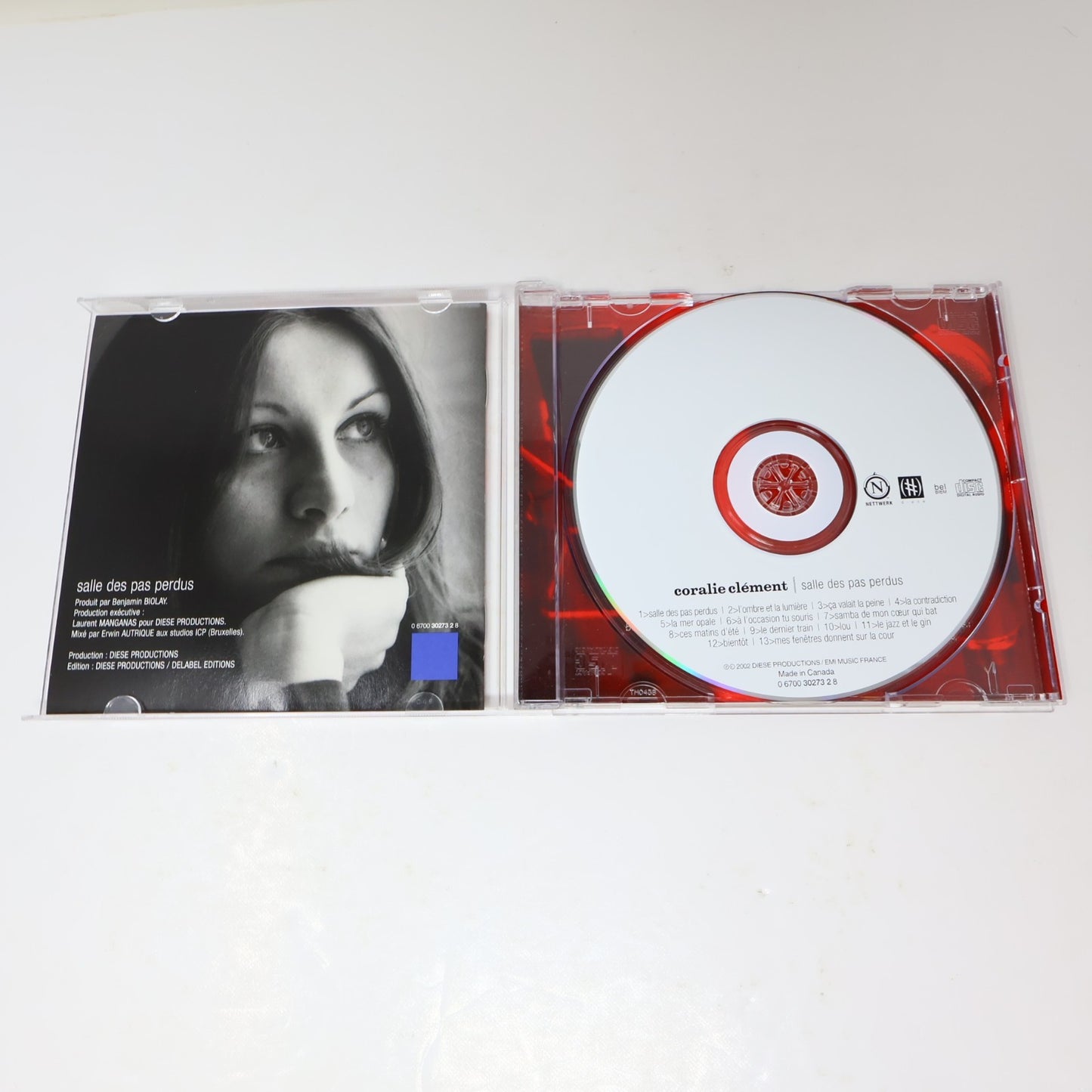 Salle des pas Perdus CD Coralie Clément Nettwerk 2002 Pop 0 6700 30273 2 8 2000s