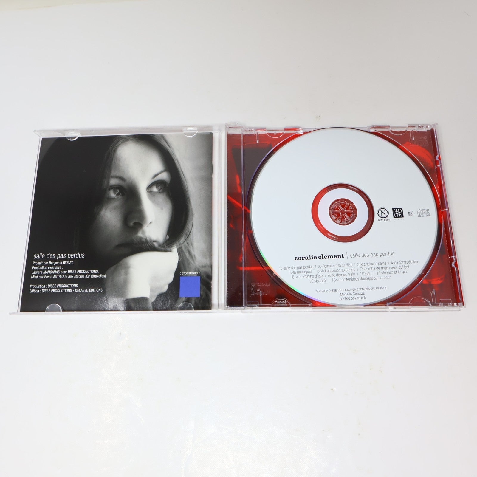 Salle des pas Perdus CD Coralie Clément Nettwerk 2002 Pop 0 6700 30273 2 8 2000s