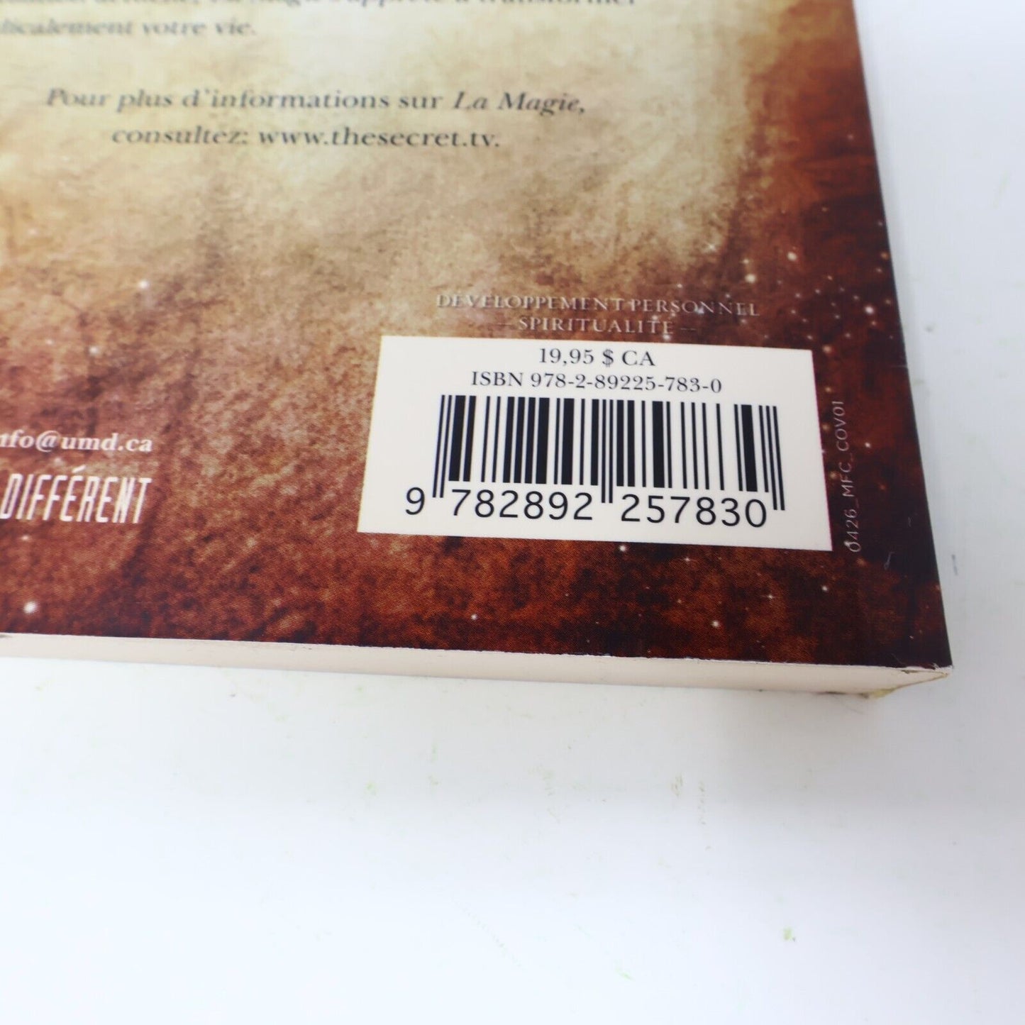 2012 La Magie Rhonda Byrne Secret Ésotérisme Croissance Personnelle Français PB