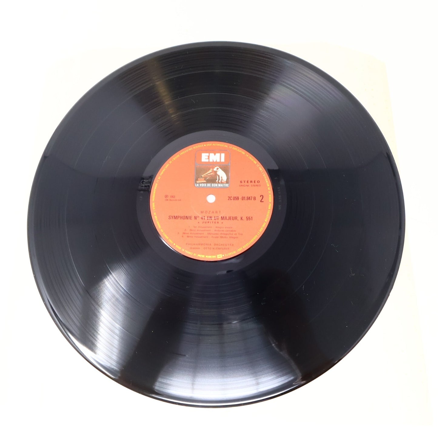 Otto Klemperer Philharmonia Orchestra Mozart Symphonies 40-41 Record C 059-01847