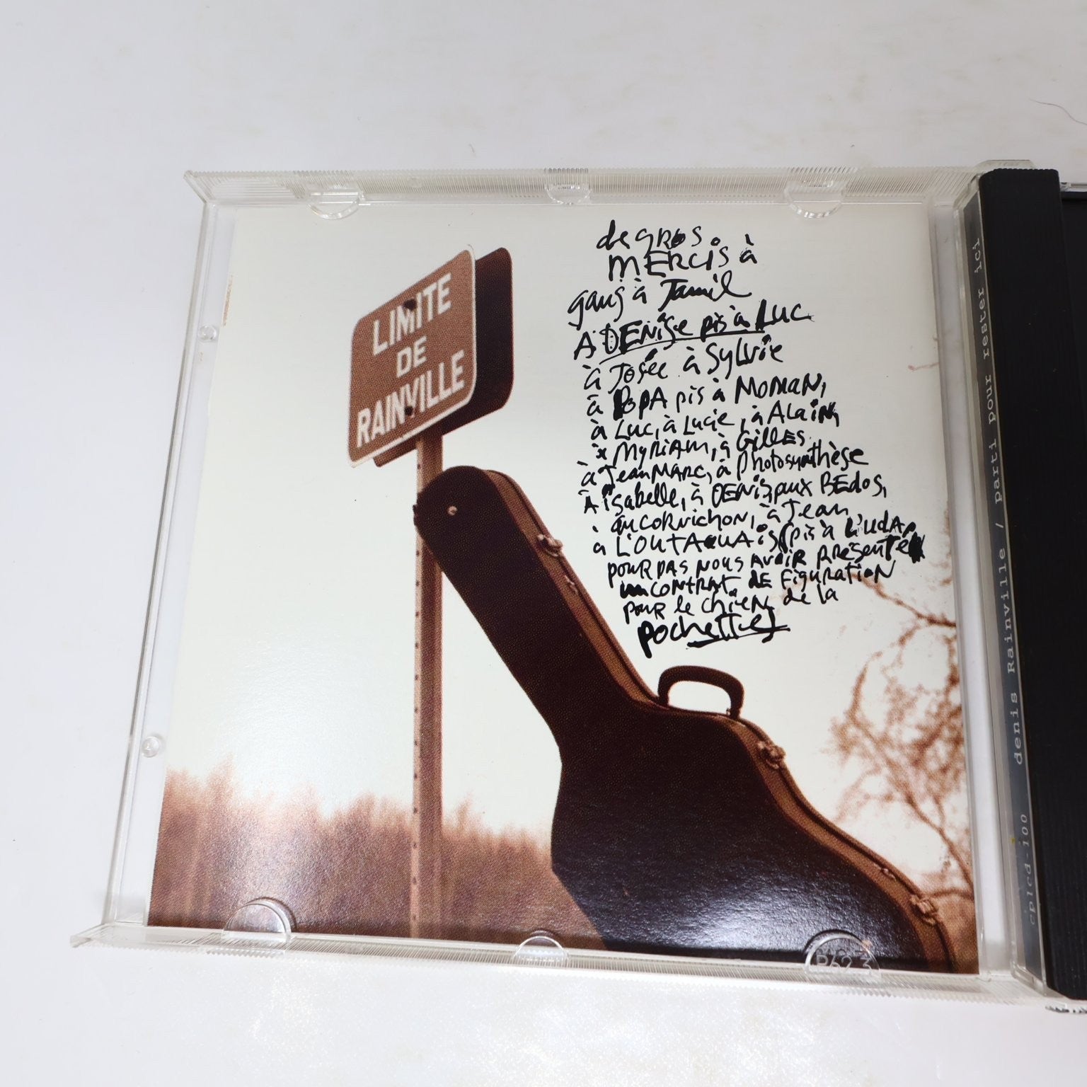 Denis Rainville - Parti Pour Rester Ici CD 1994 Quebec Folk Les Disques Leila