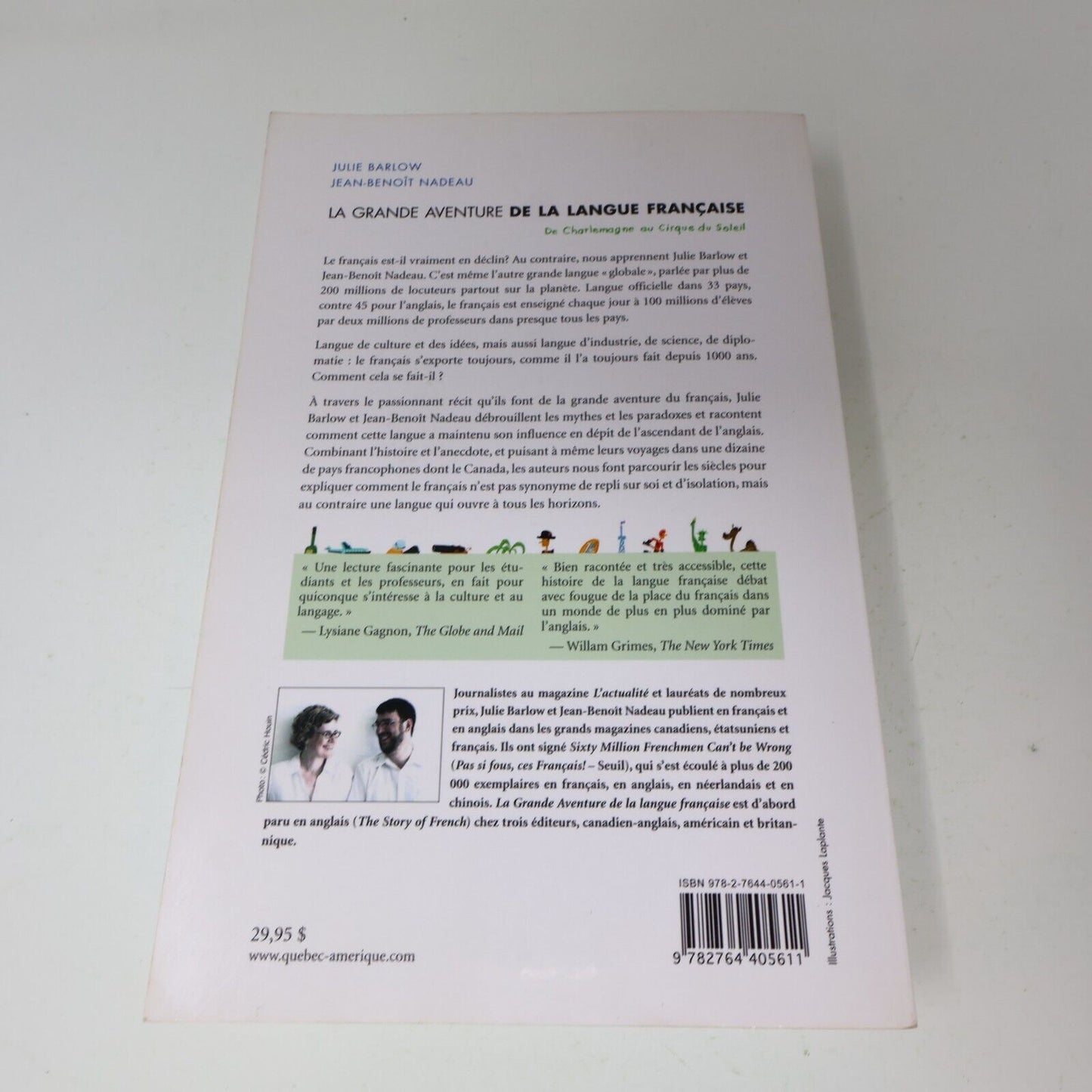 2007 La Grande Aventure de la Langue Française Julie Barlow Jean-Benoit Nadeau