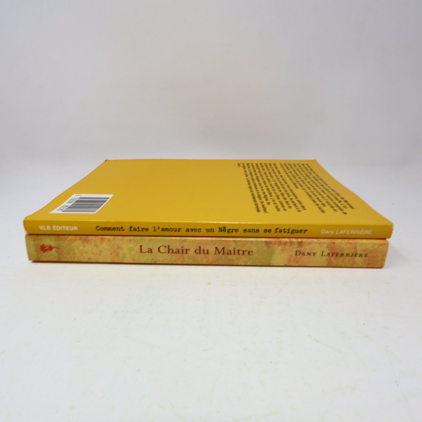 Dany Laferrière Lot 2 Livres Comment Faire l'Amour à Un/Chair du Maître Roman PB
