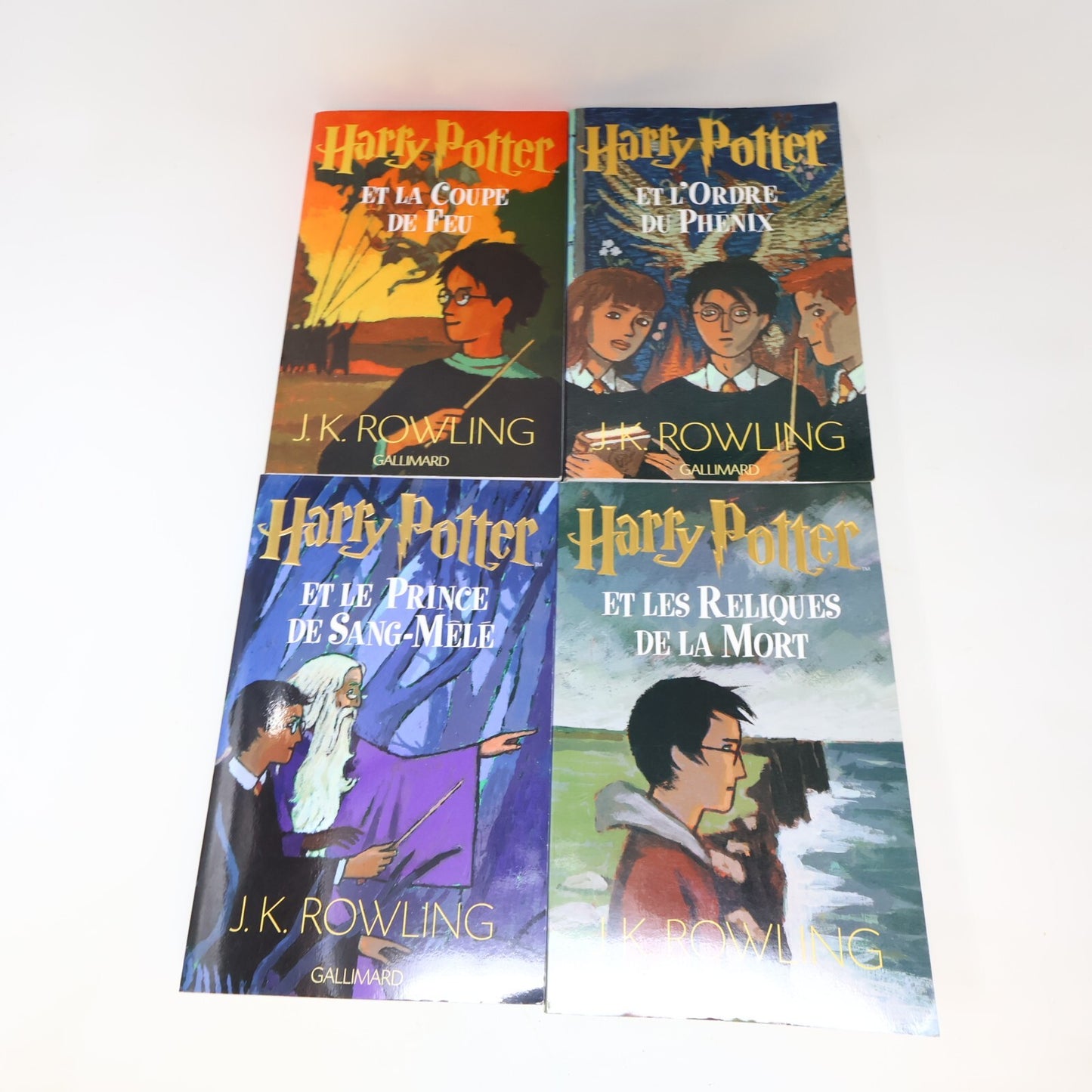 Harry Potter #1-7 Folio Junior Lot 7 Livres J. K. Rowling Gallimard Complète PB