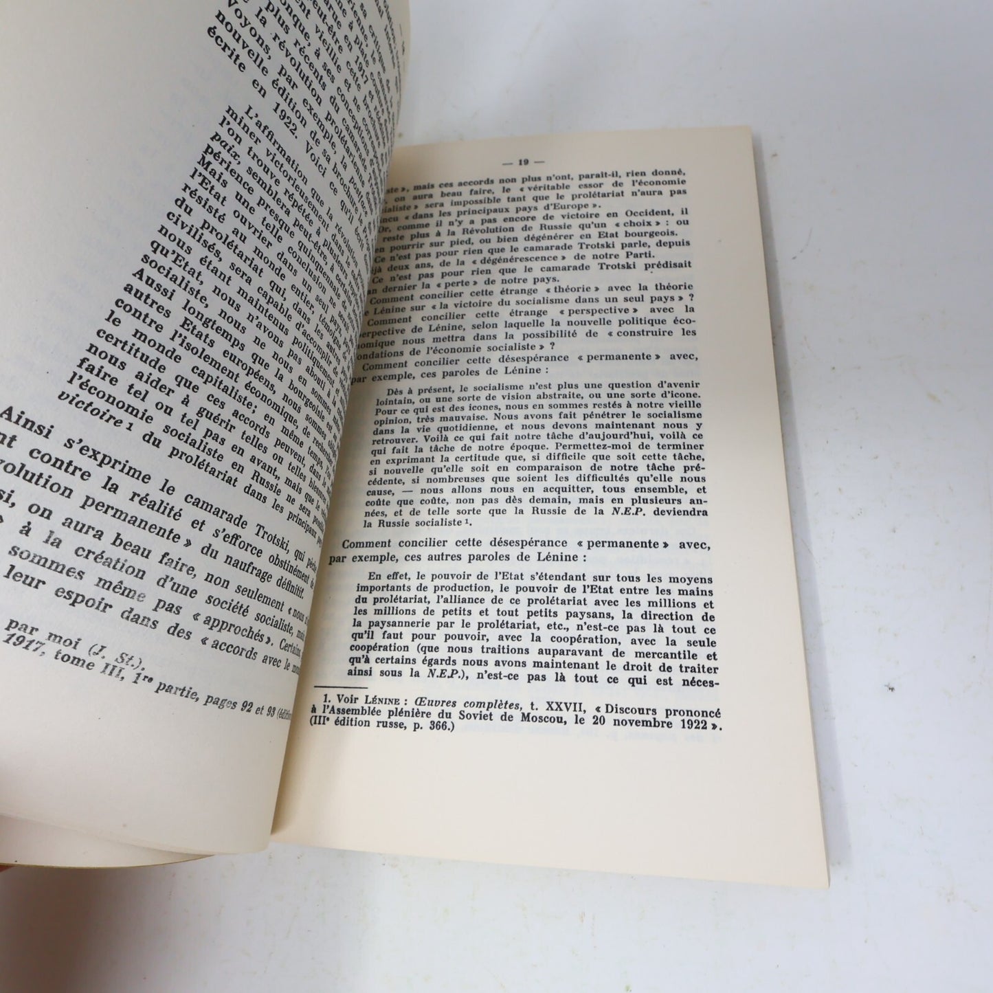 1971 Troski et le Troskisme Léon Trotski Éditions Norman Bethune Philosophie 70s