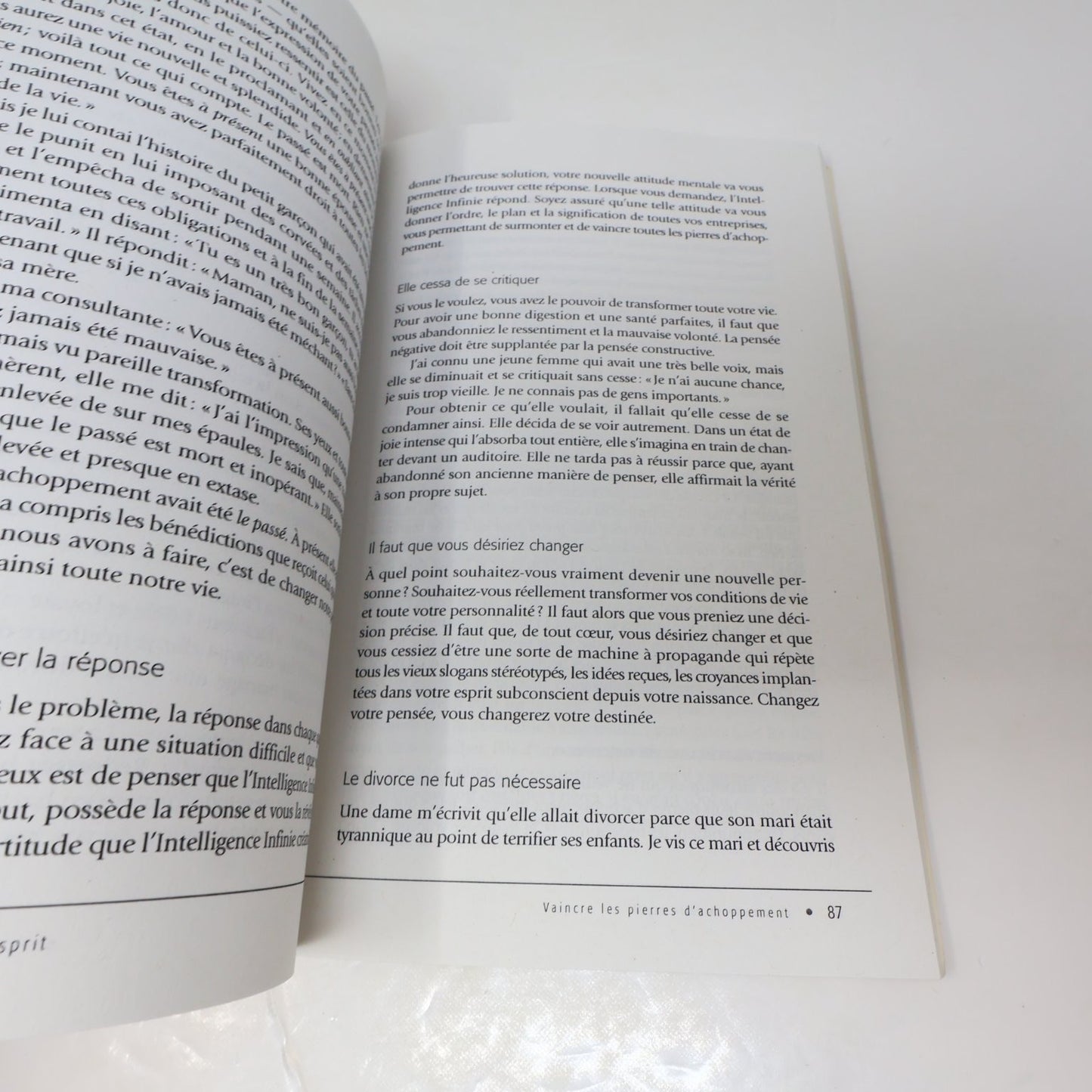 Le Miracle de Votre Esprit Joseph Murphy Livre 2011 Français Spiritualité PB