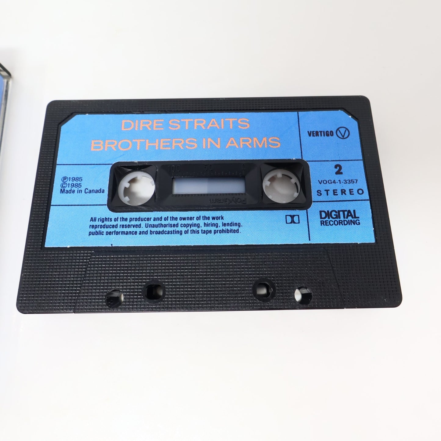 Dire Straits 2 Cassettes Lot On Every Street/Brothers in Arms Money for Nothing