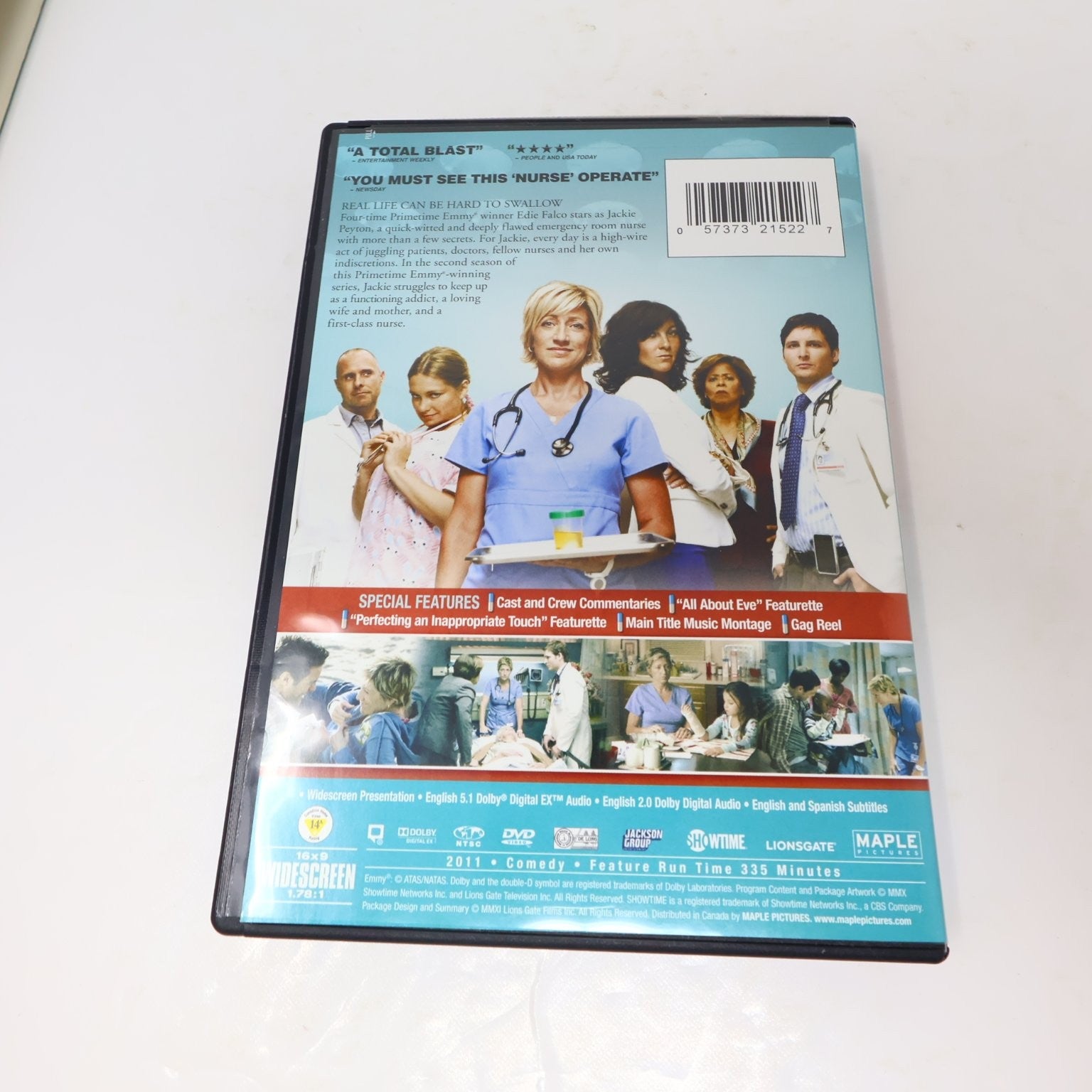 Nurse Jackie 3 DVD Lot 2009-2011 Seasons 1-2 & 4 Edie Falco Drama Comedy NTSC