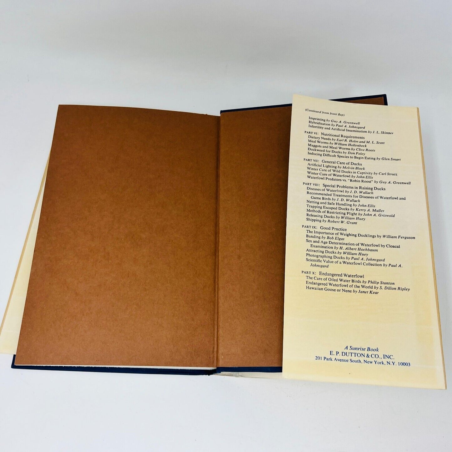 1974 Raising Wild Ducks in Captivity by Dayton O. Hyde Hardcover DJ Dutton IWWA