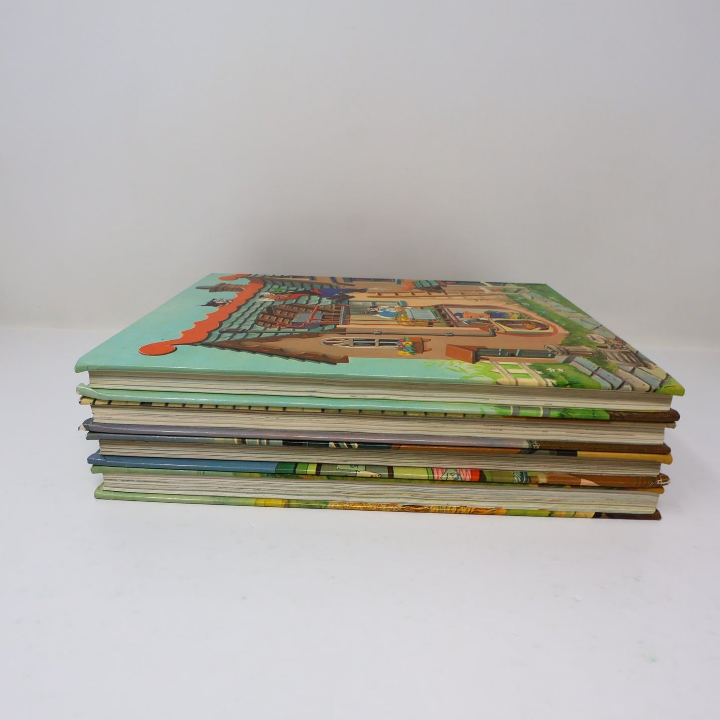 Comprendre Comment ca Marche Campagne/Ville/Maison/Industrie Lot 4 Livres Disney
