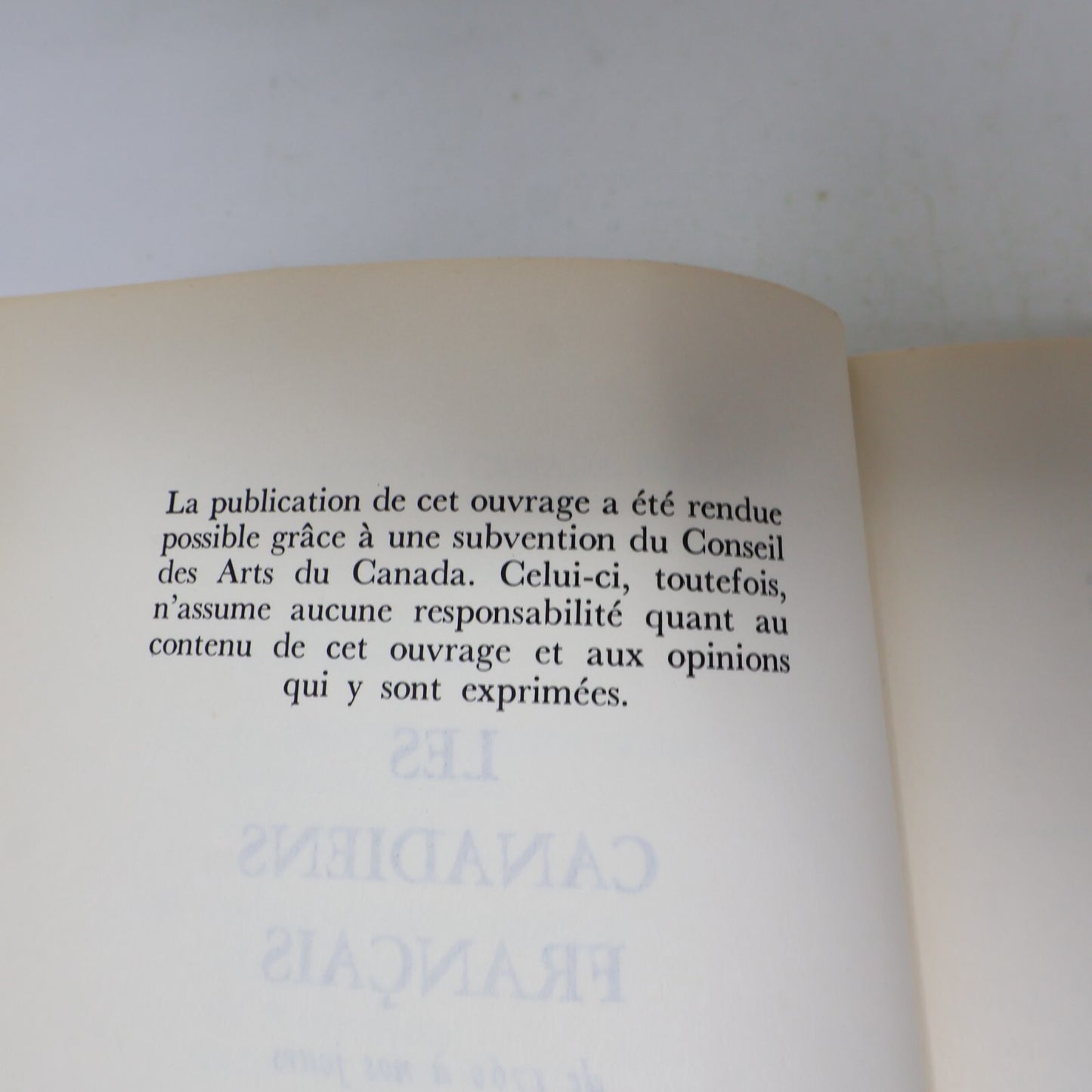 1963 Les Canadiens Français L'Encyclopédie du Canada Français #2 Mason Wade HC