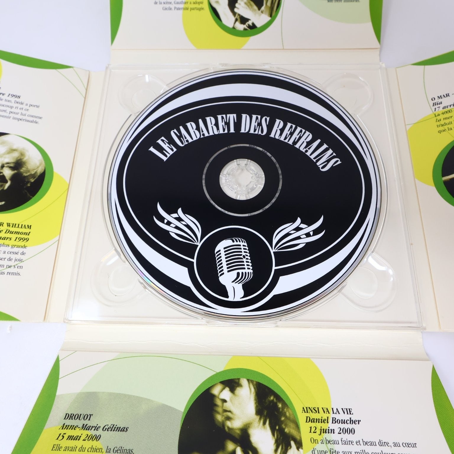 Le Cabaret Des Refrains Vol 1 & 2 Lot CD GSI Luce Dufault/Paul Piché/Dédé Fortin