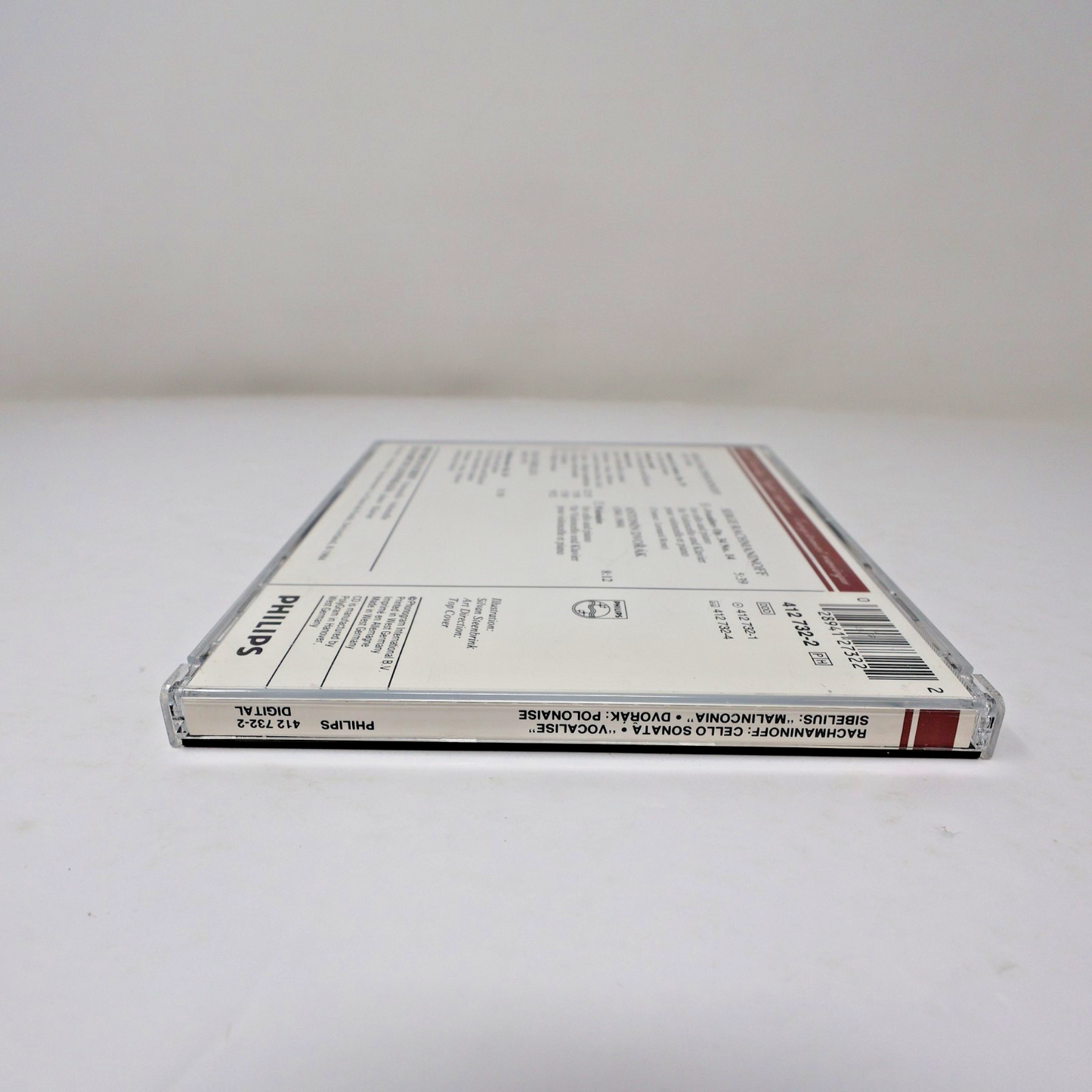 Rachmaninoff/Dvořák/Sibelius Cello Sonata/Vocalise CD Heinrich Schiff/Leonskaja