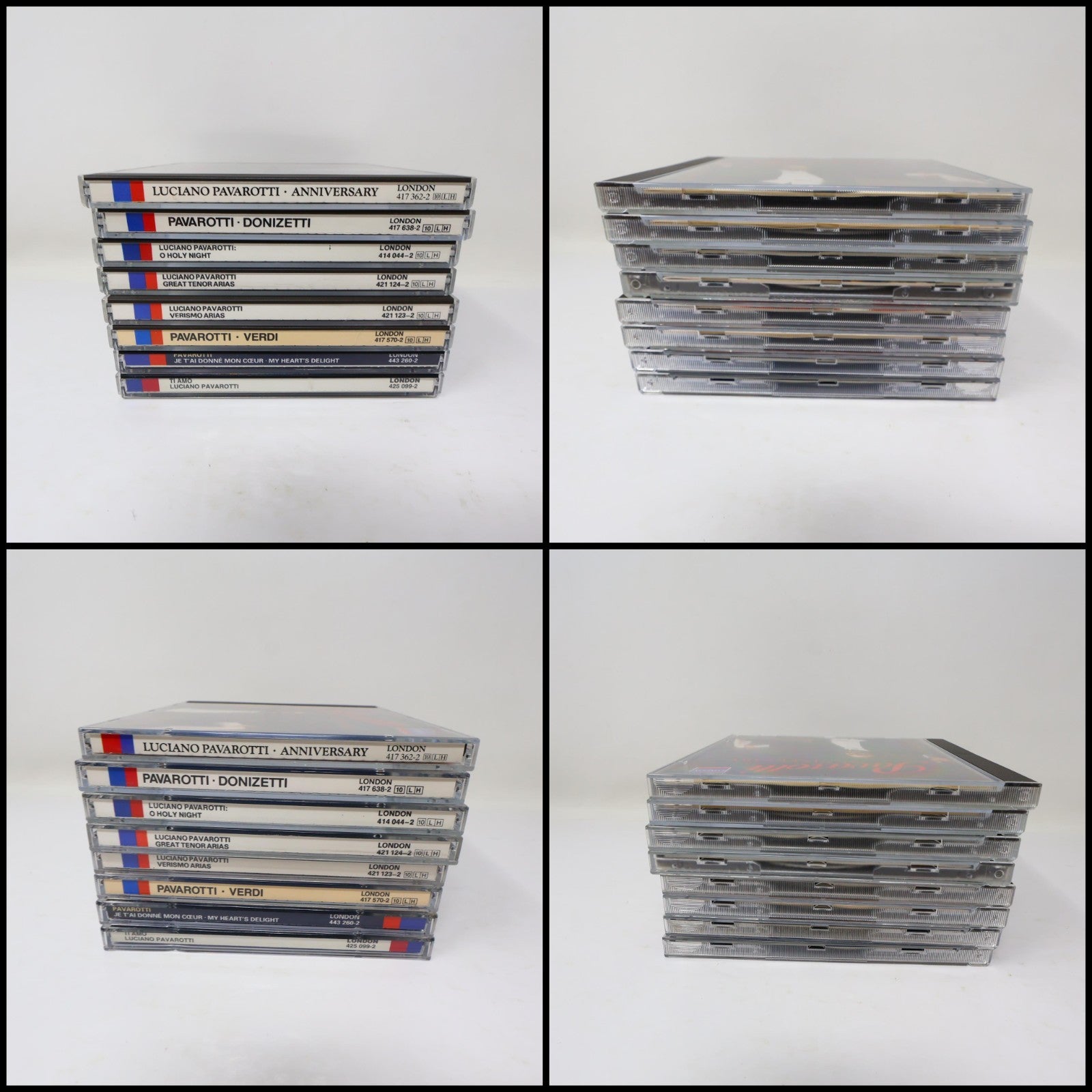 Luciano Pavarotti 8 CDs Lot Ti Amo/O Holy Night/My Heart's Delight/Donizetti