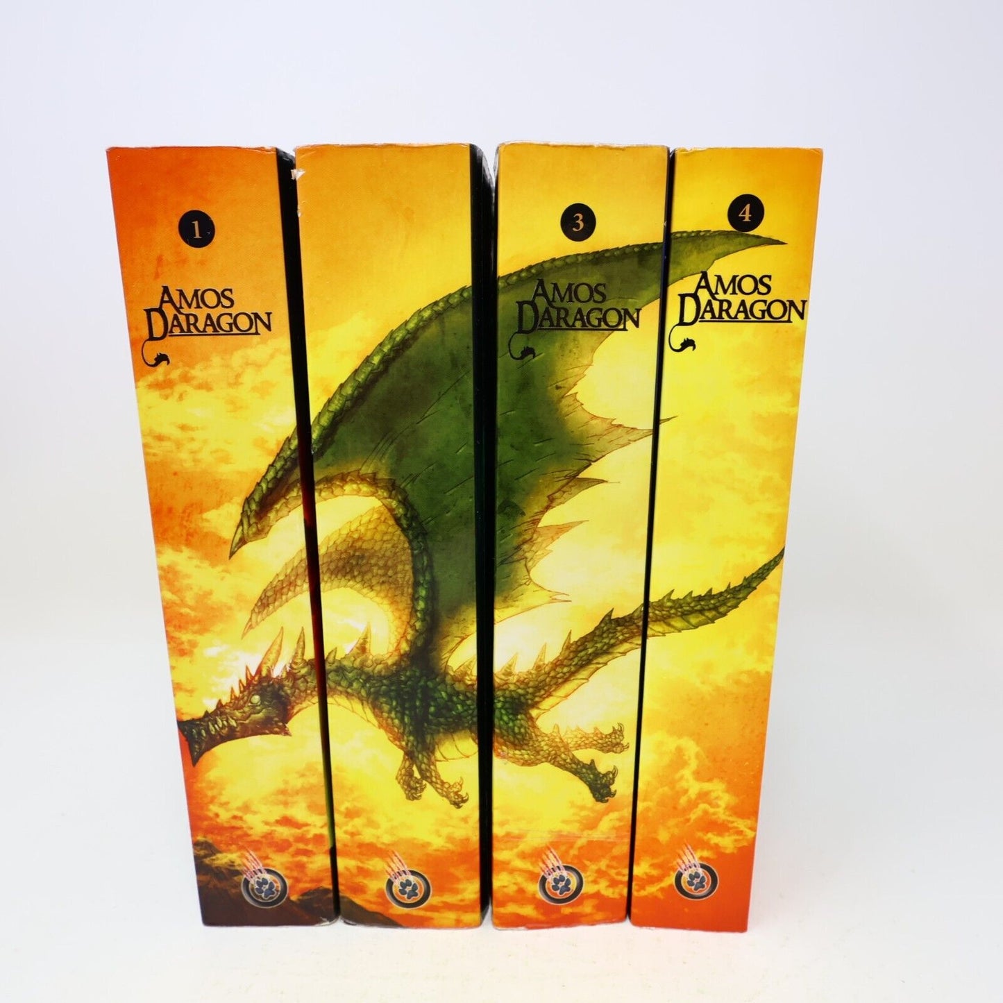 Lot 4 Livres Amos Daragon #1-4 Bryan Perro Série Complète Omnibus Ados Français