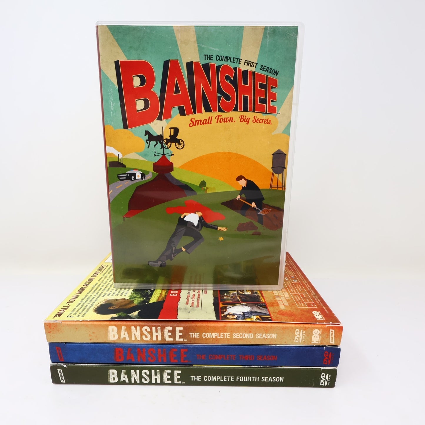Banshee Season #1-4 Complete Series 4 DVD Lot Cinemax HBO Antony Starr/Milicevic