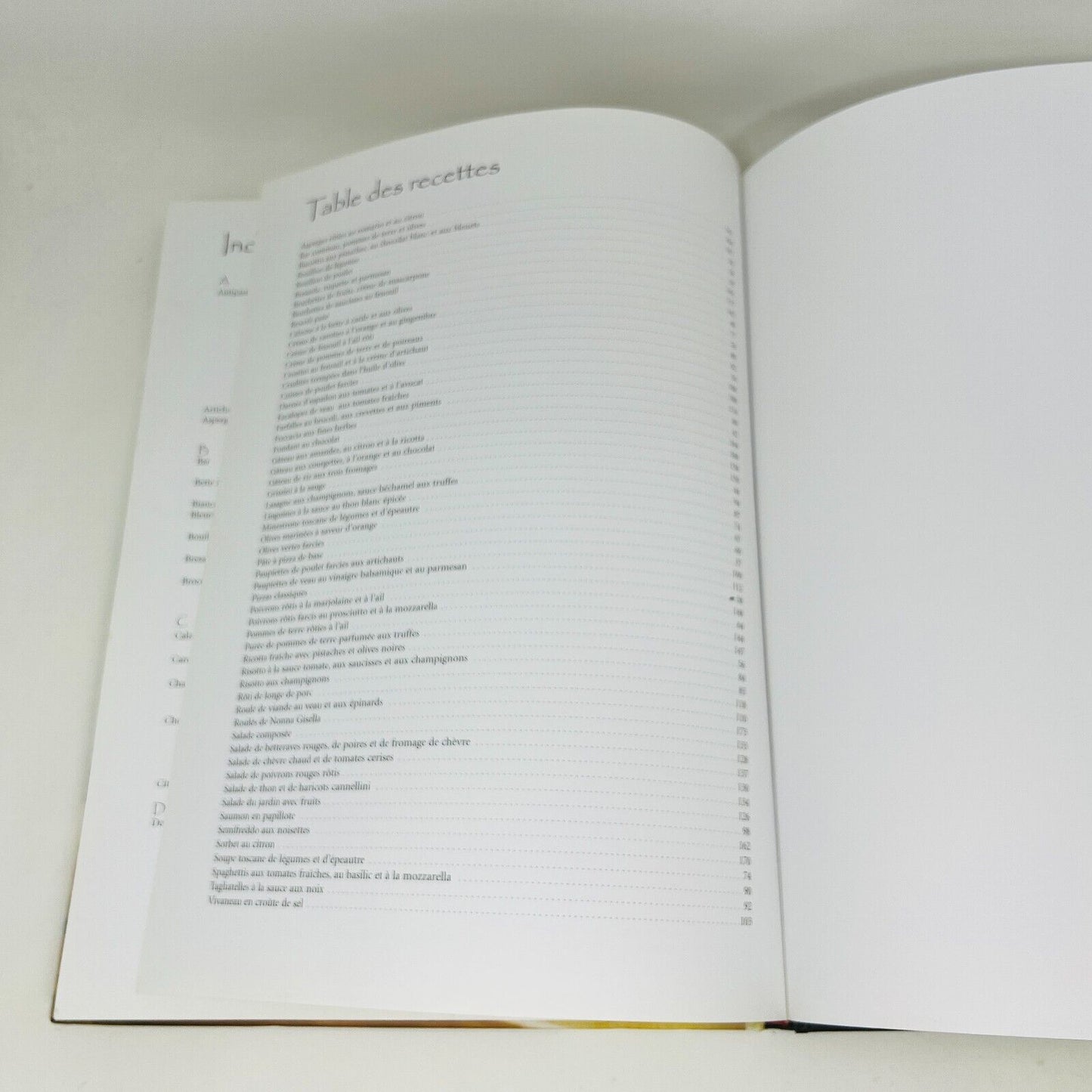 2009 Cuisinez avec Maria Loggia Livre de Recettes Cardinal Français HC 2000s