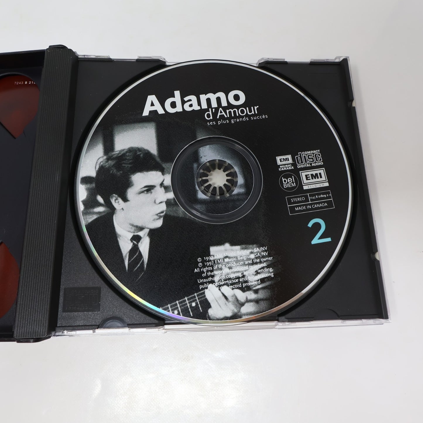Adamo d'Amour ses Plus Grands Succès CD C'est Ma Vie/À Demain sur la Lune
