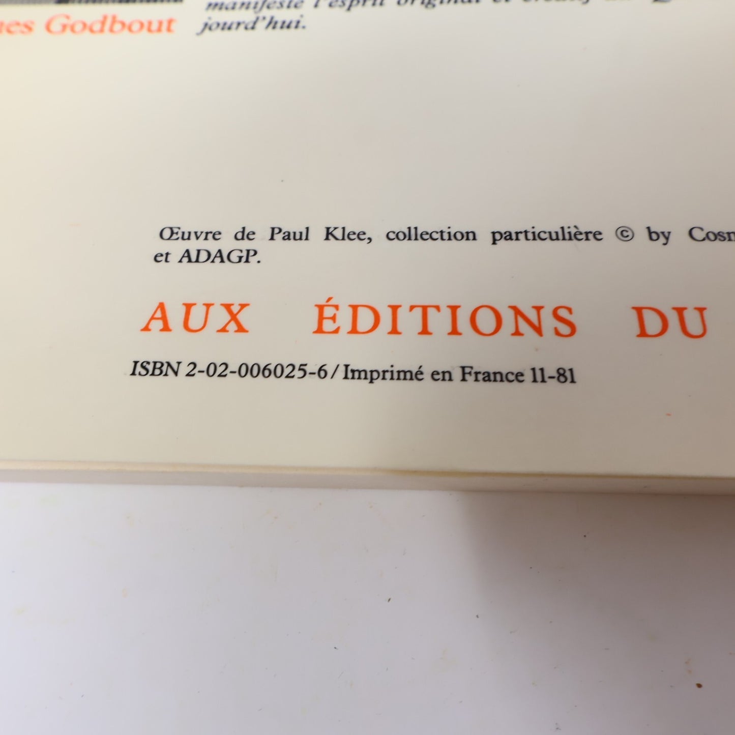 Jacques Godbout Lot 5 Livres Têtes à Papineau/Réformiste/Salut Galarneau! Roman