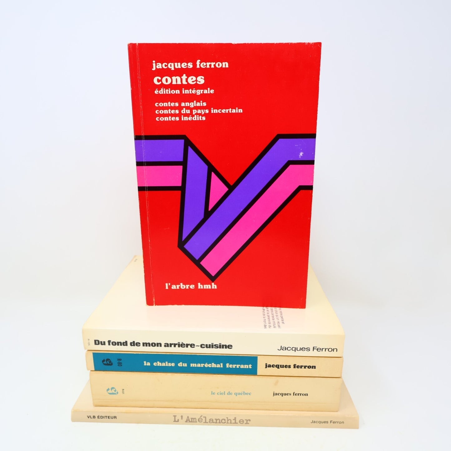 Jacques Ferron Lot 5 Livres L'Amélanchier/Ciel du Québec Littérature Québécoise