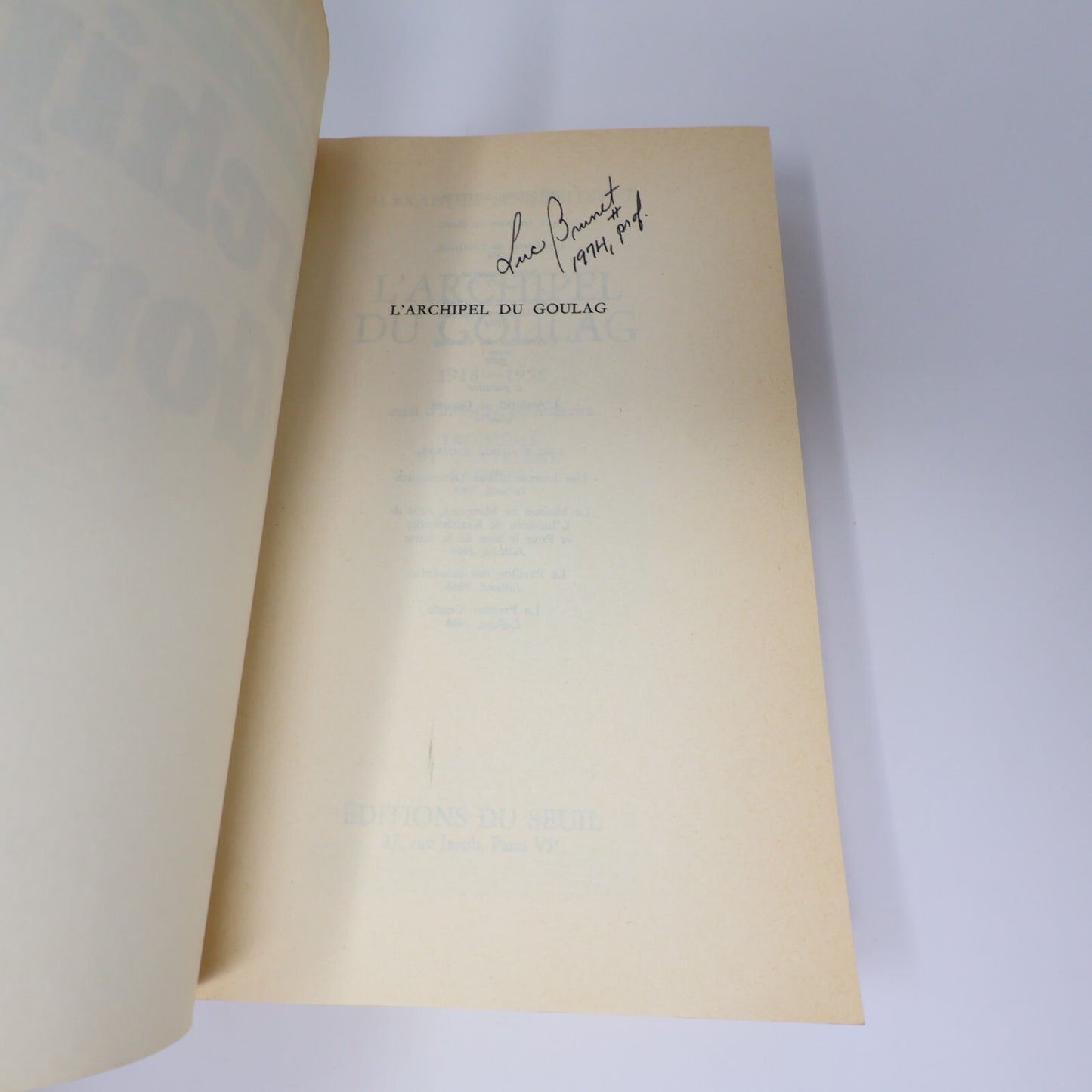 Alexandre Soljénitsyne Lot 5 Livres L'Archipel du Goulag #1-2/Chêne et le Veau