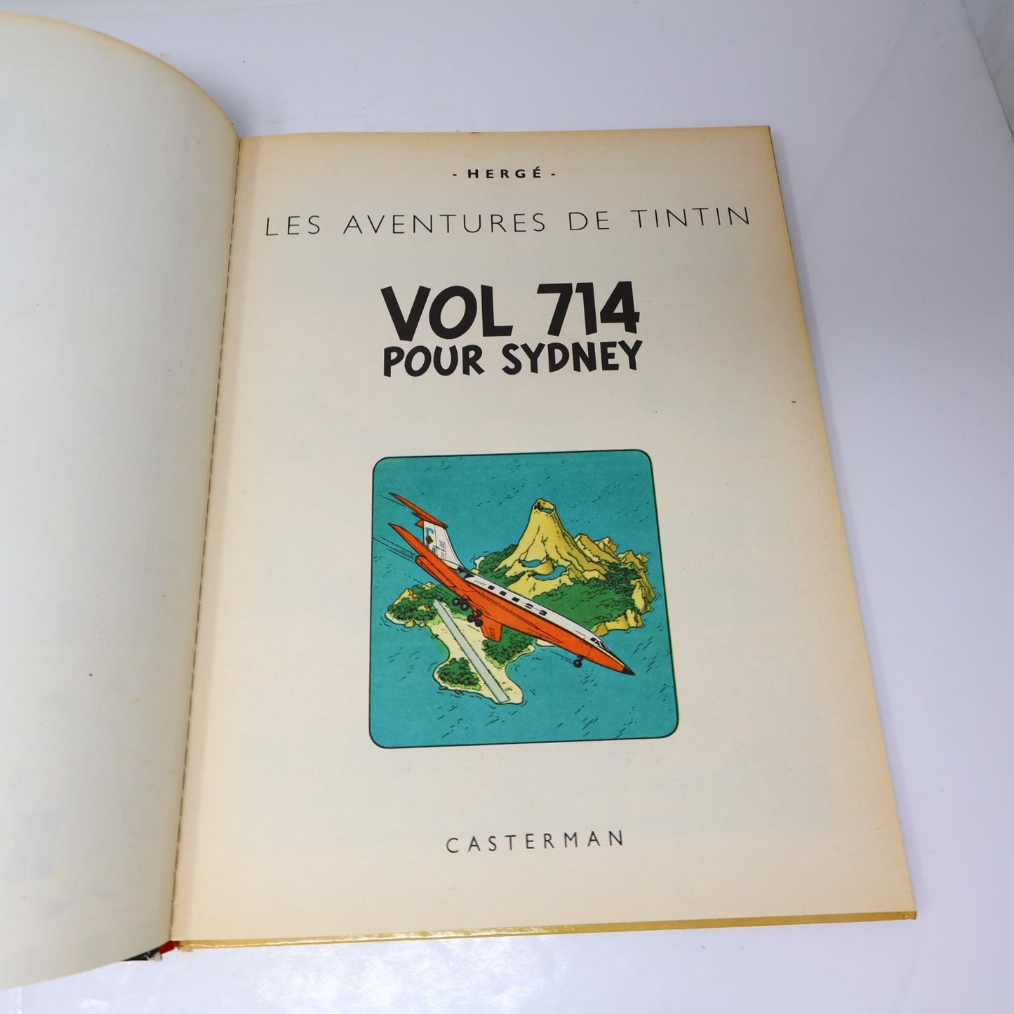 Vol 714 Pour Sydney Les Aventures de Tintin Hergé Français Casterman 1971 HC B39