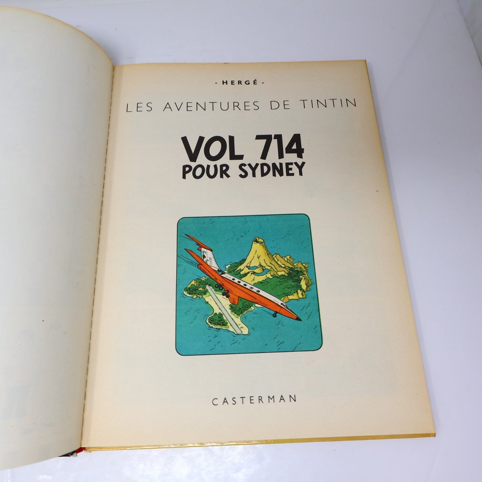 Vol 714 Pour Sydney Les Aventures de Tintin Hergé Français Casterman 1971 HC B39