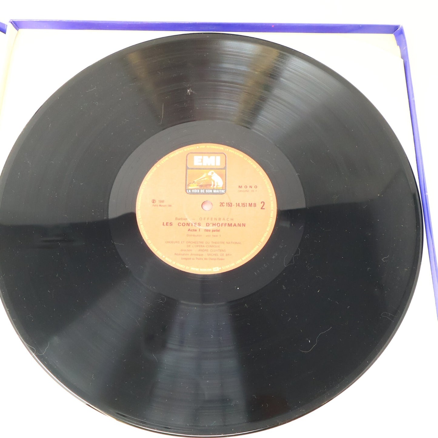 Offenbach Les Contes D'Hoffmann Geori Boué Bovy 3 LP Record Disque 2C 153-1415/3